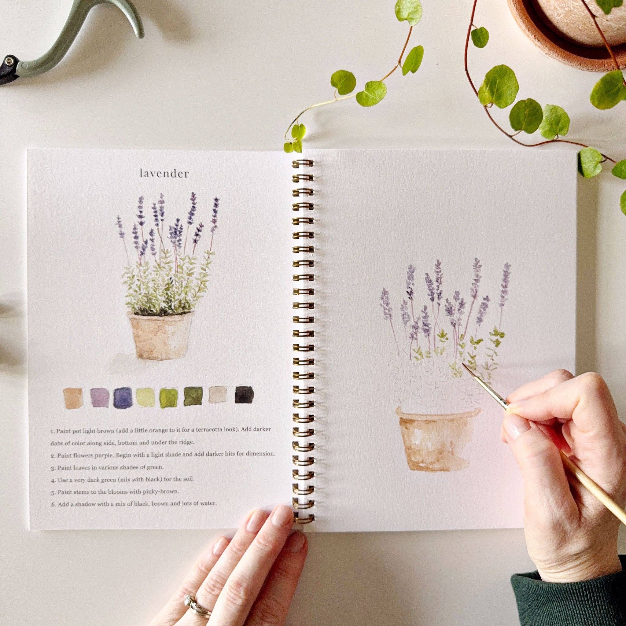 Garden Watercolor Workbook - Image 5