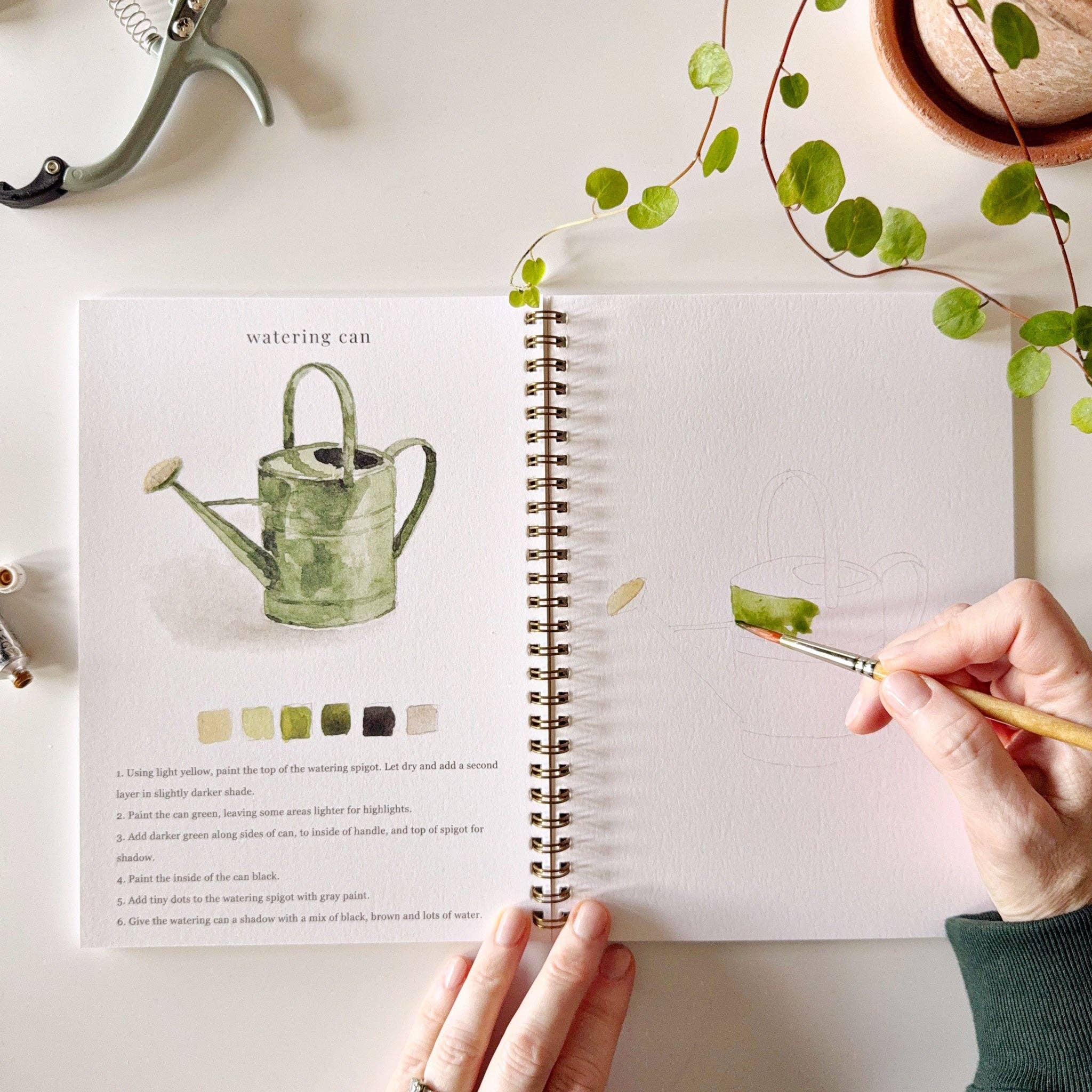 Garden Watercolor Workbook - Image 7