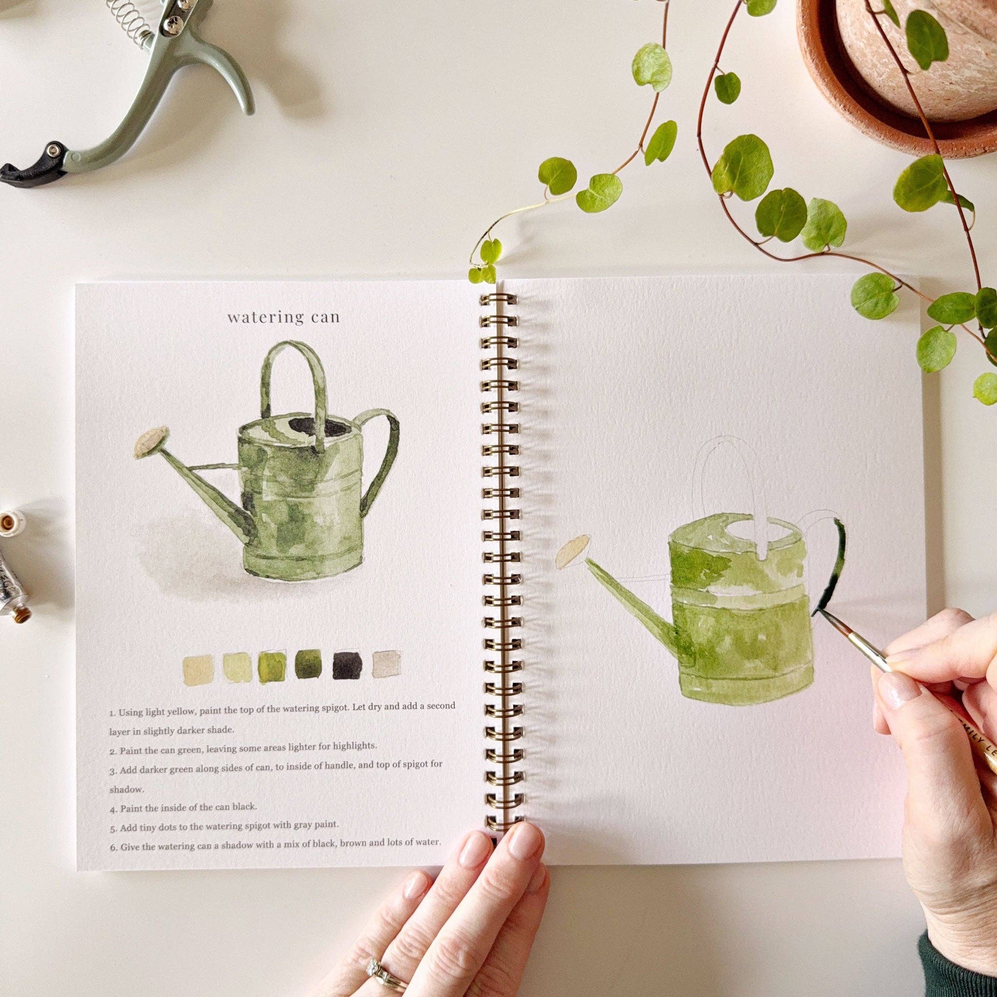 Garden Watercolor Workbook - Image 8