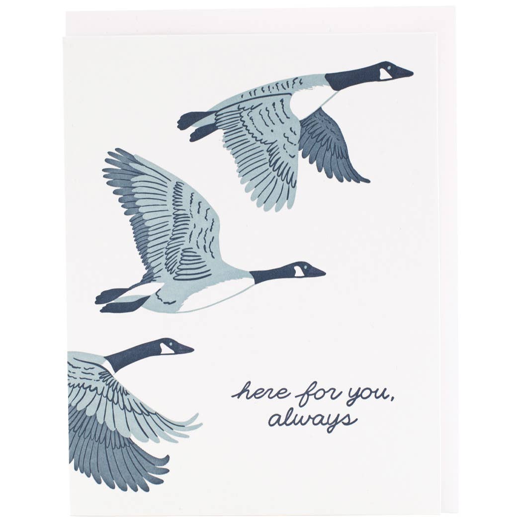 Geese Support Encouragement Card