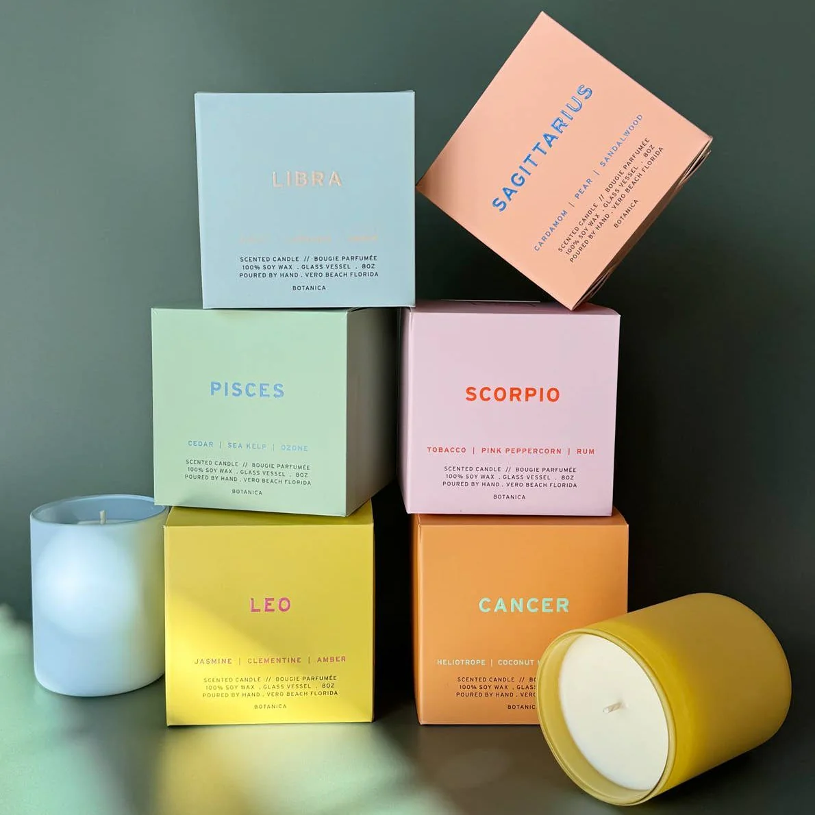 Gemini Zodiac Candle - Image 3