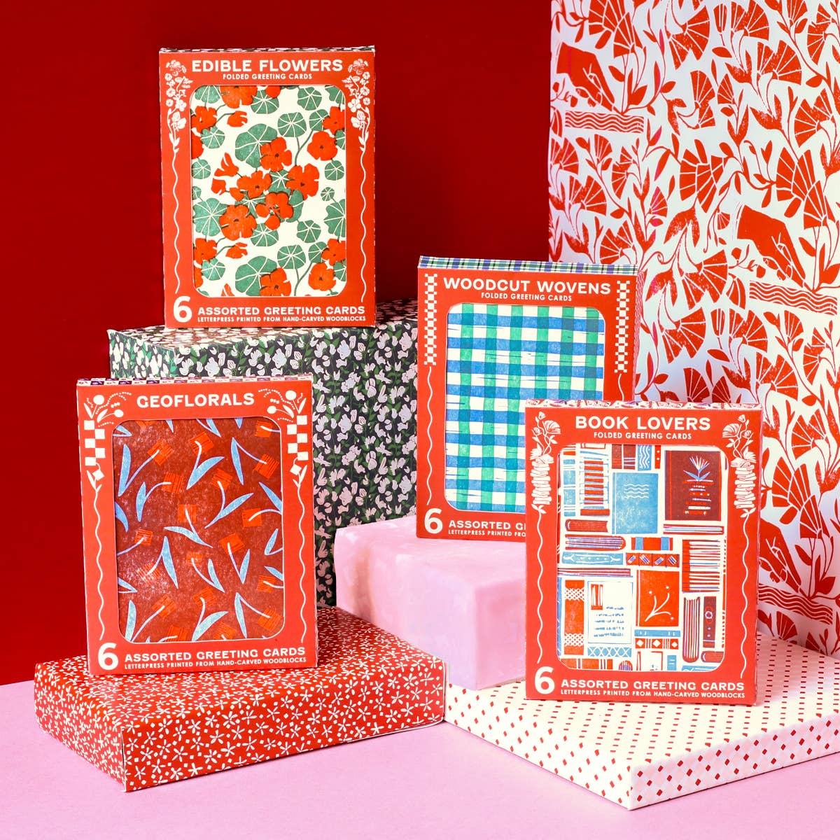 Geoflorals Letterpress Cards Set - Image 10