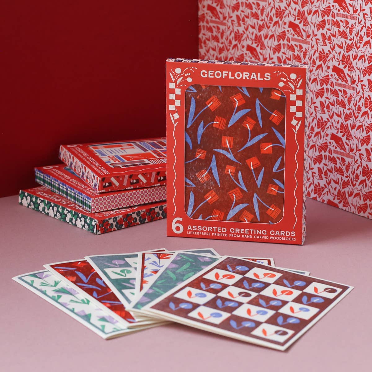 Geoflorals Letterpress Cards Set - Image 9