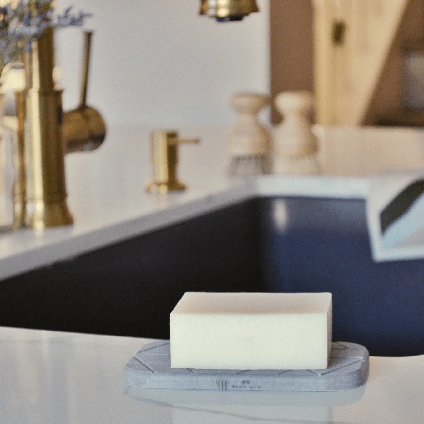 Geometric Quick-Dry Diatomite Soap Dish - Image 3