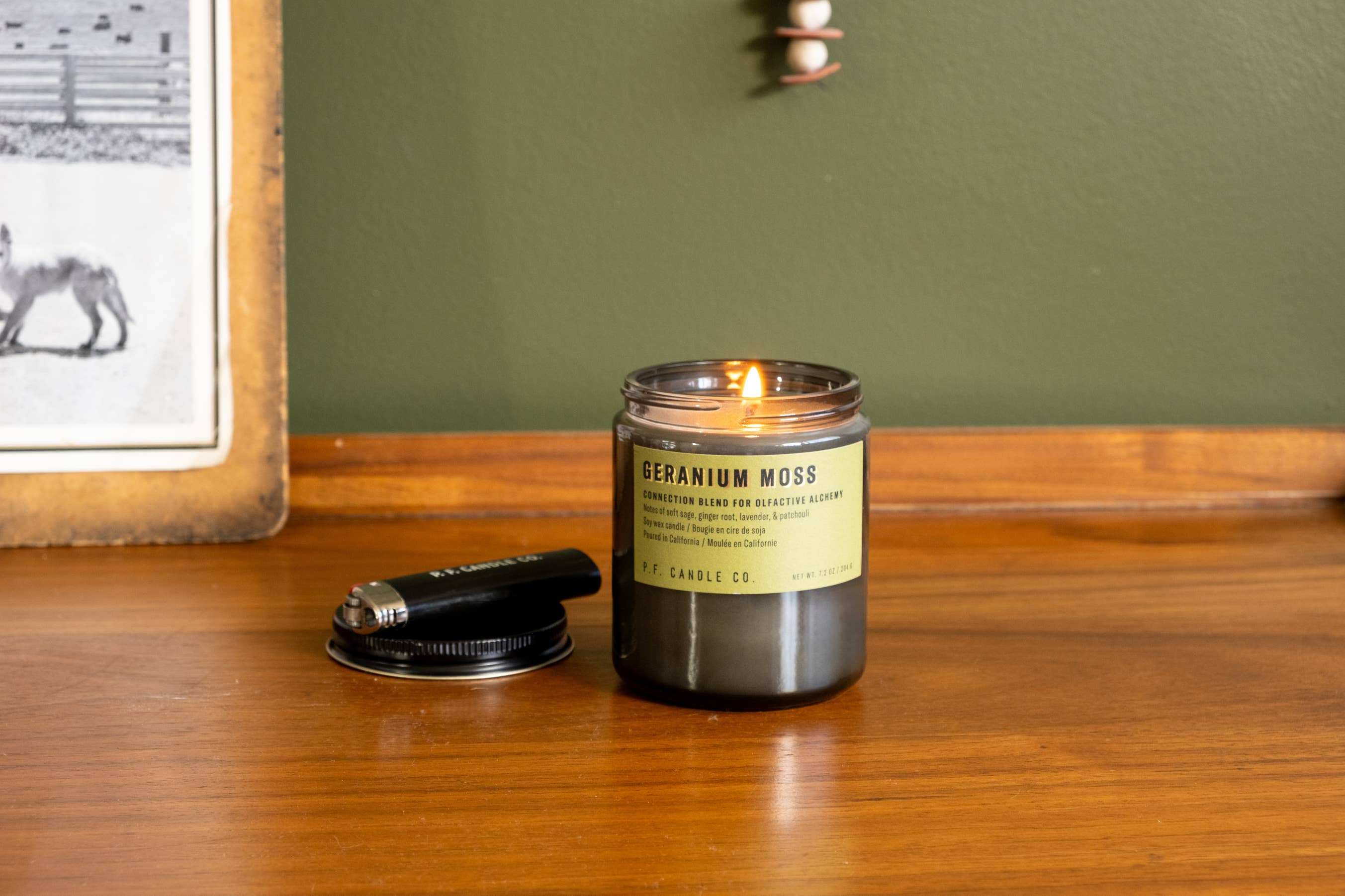 Geranium Moss Candle - Image 2