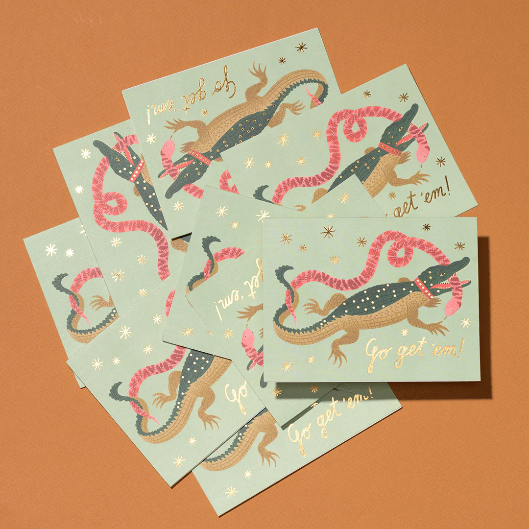 Get 'Em Alligator Congratulations Card - Image 2