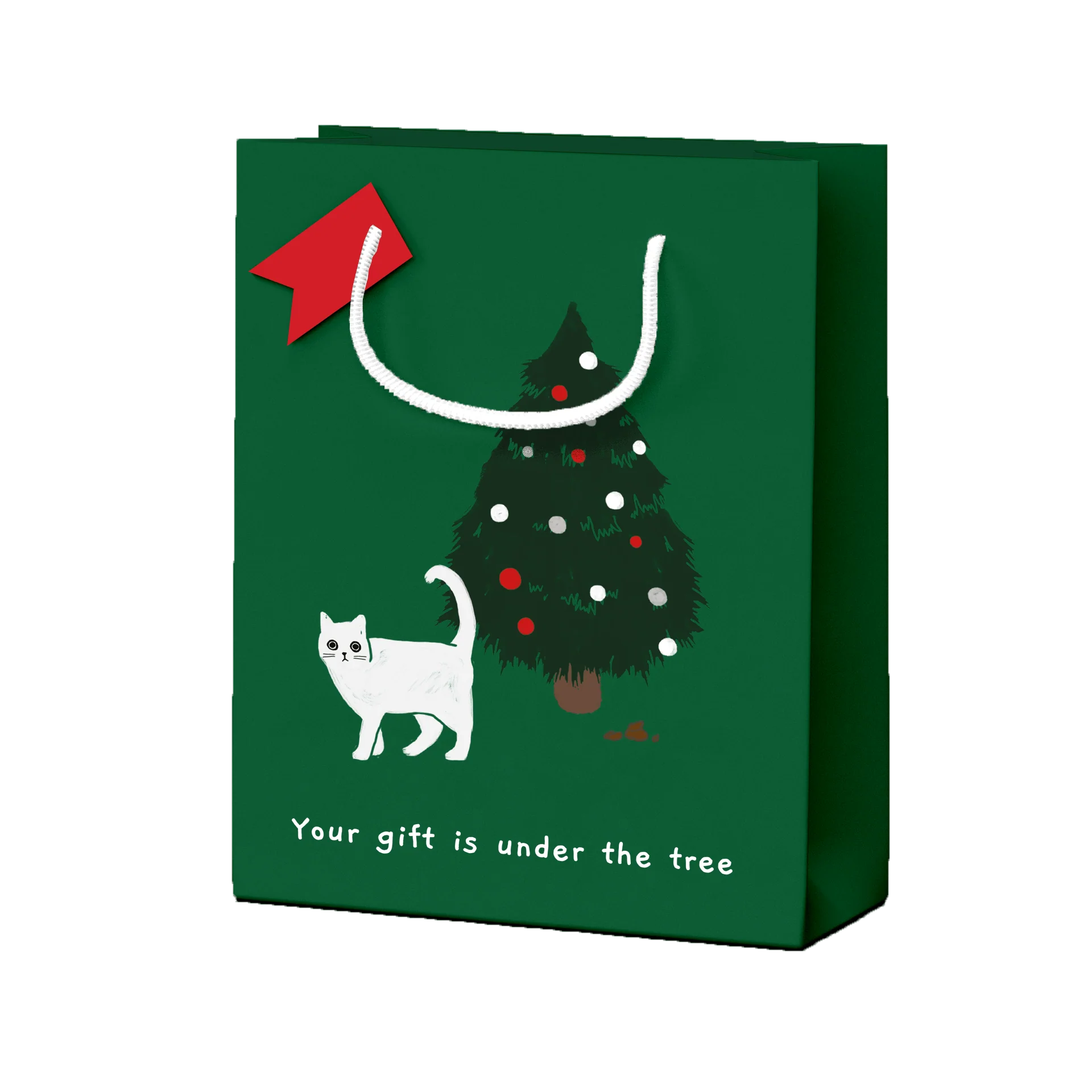 Gift Under The Tree Holiday Gift Bag