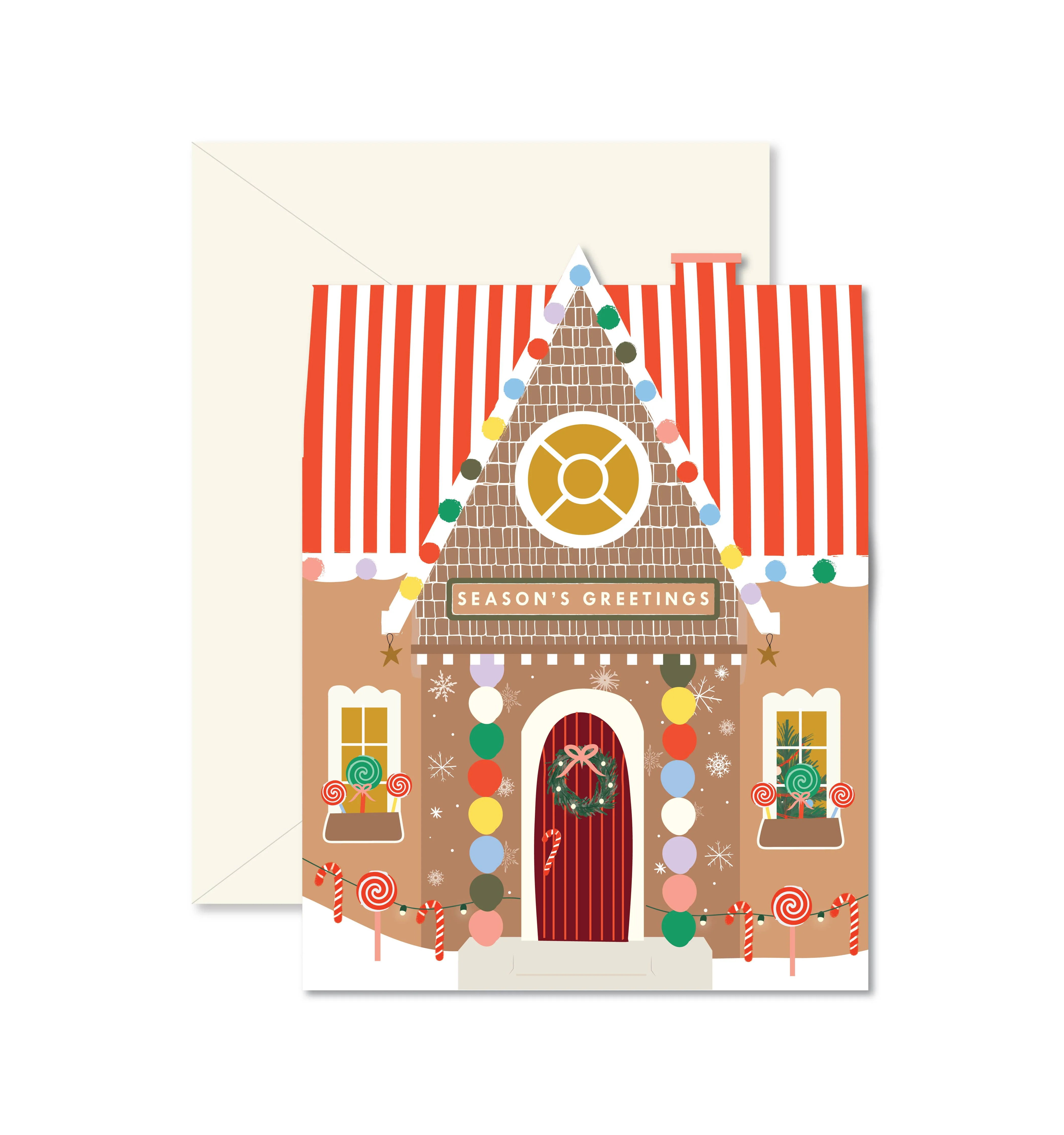 Gingerbread House Holiday Card