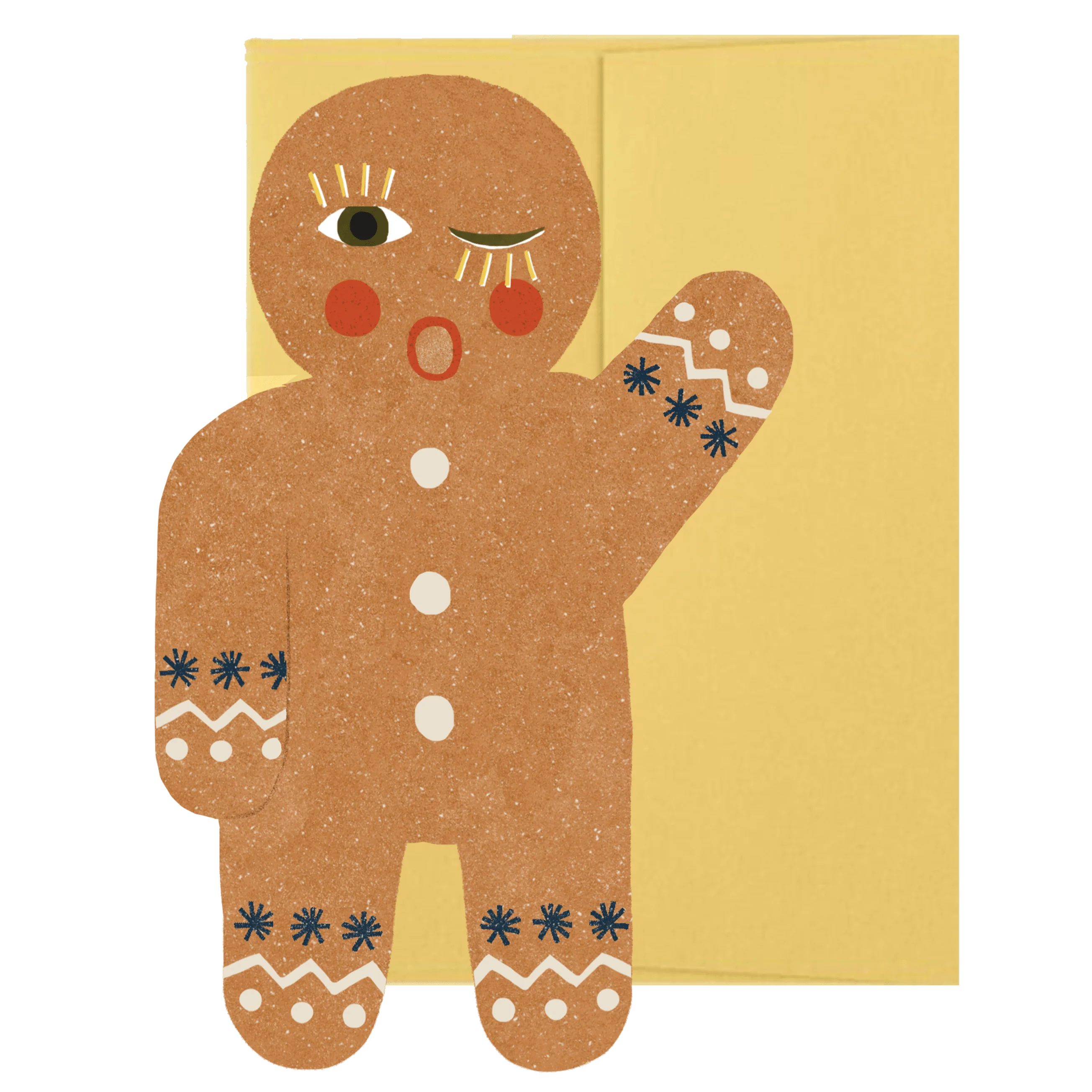 Gingerbread Man Holiday Card
