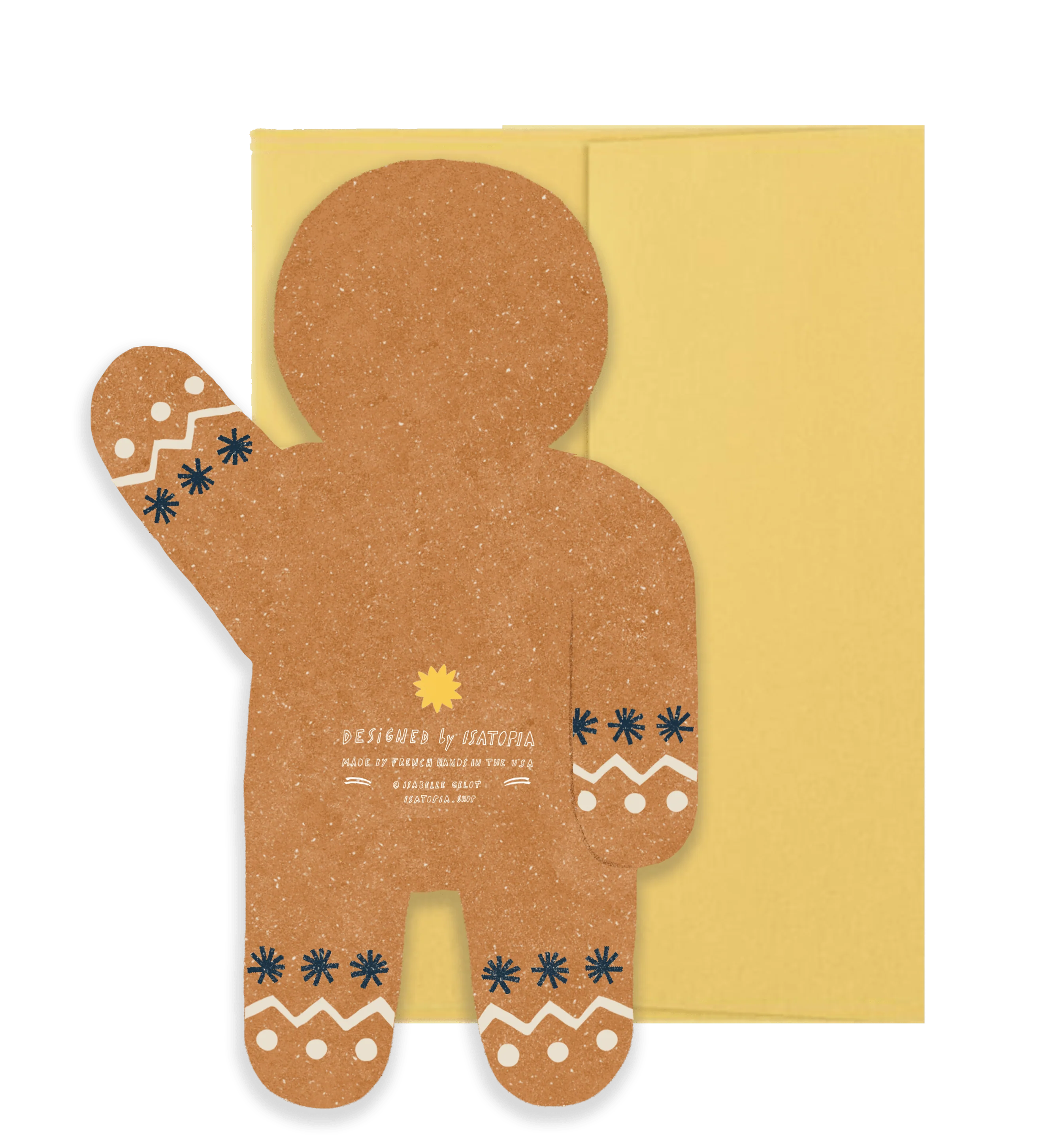 Gingerbread Man Holiday Card - Image 2