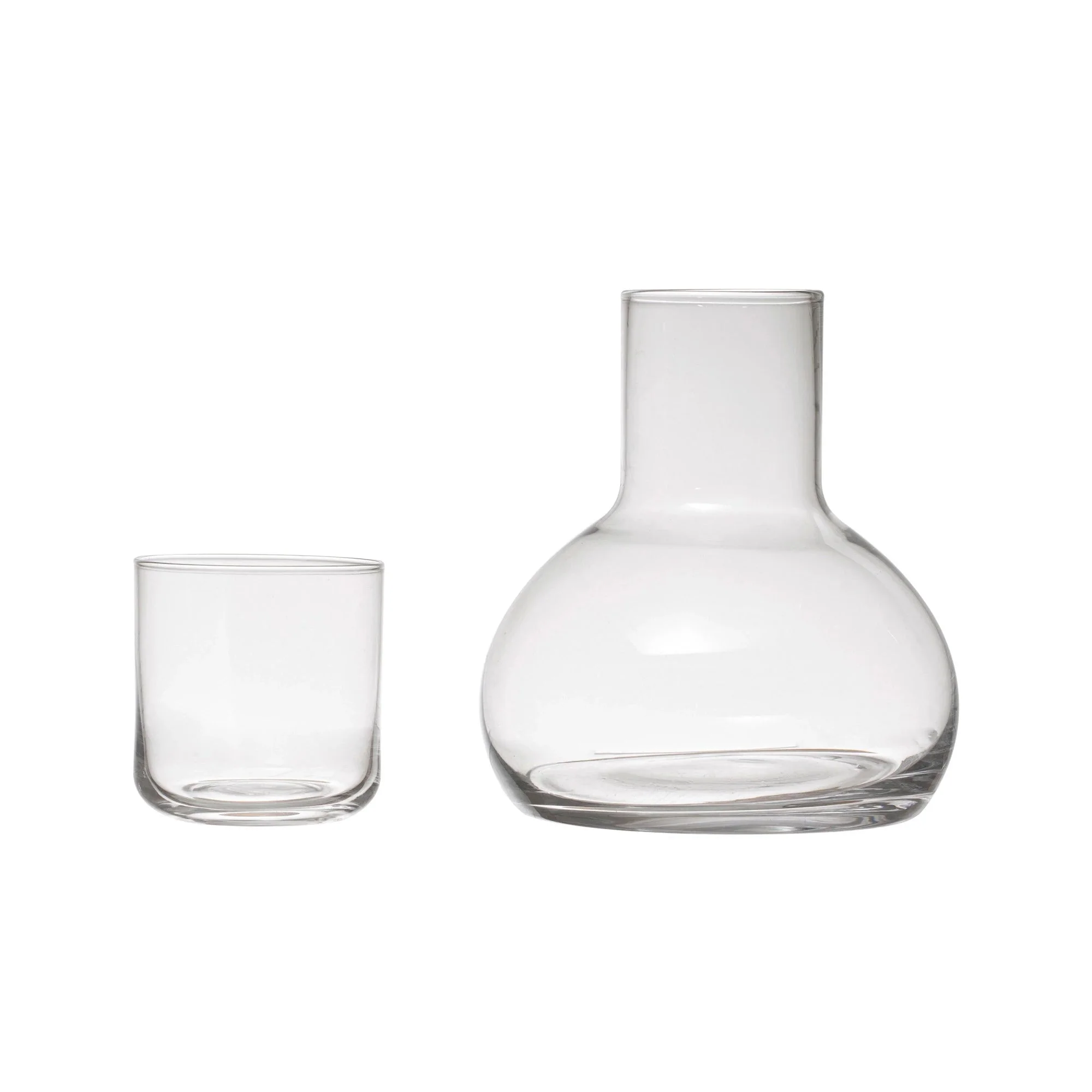 Glass Carafe with Drinking Glass - Image 2