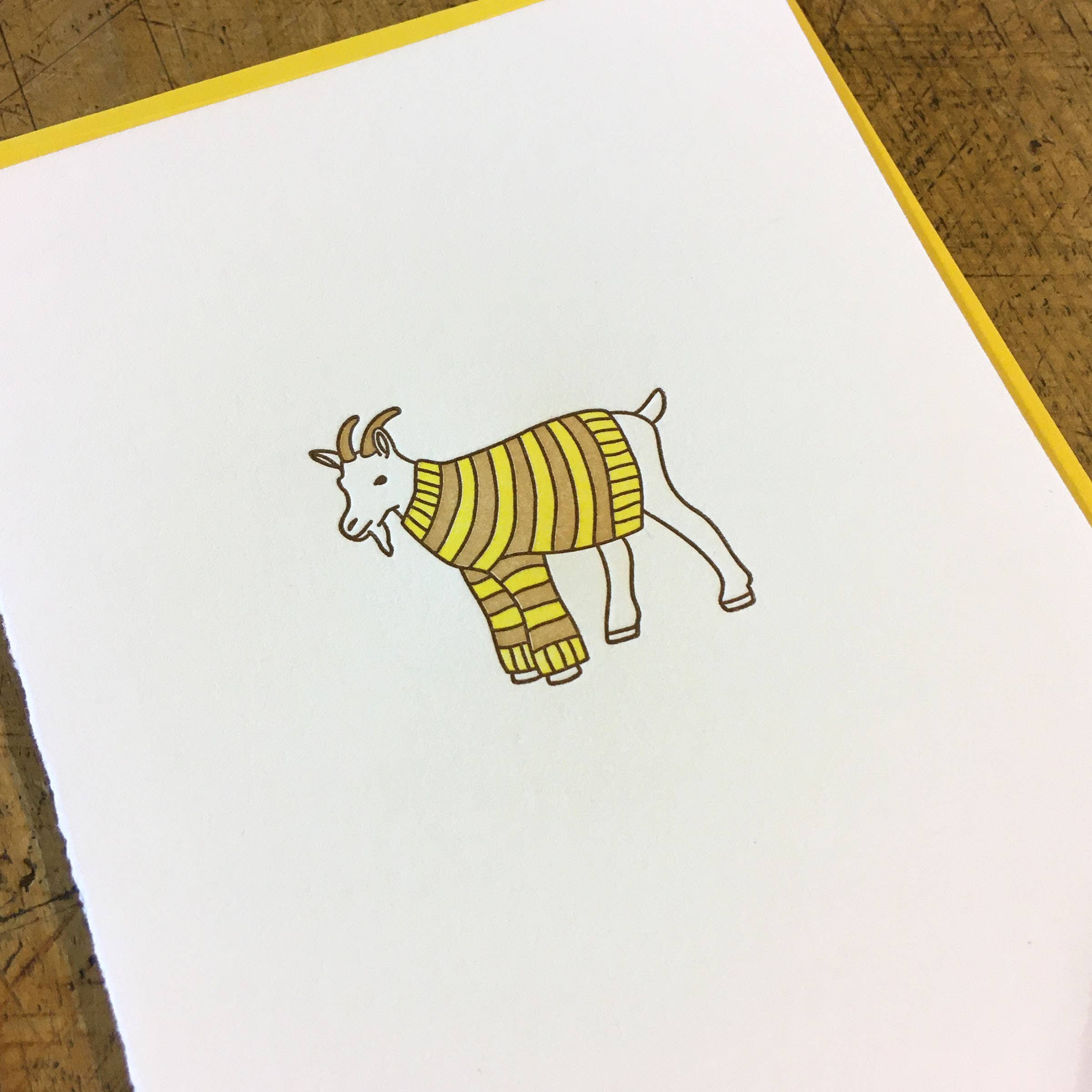 Goat Sweater Card - Image 2