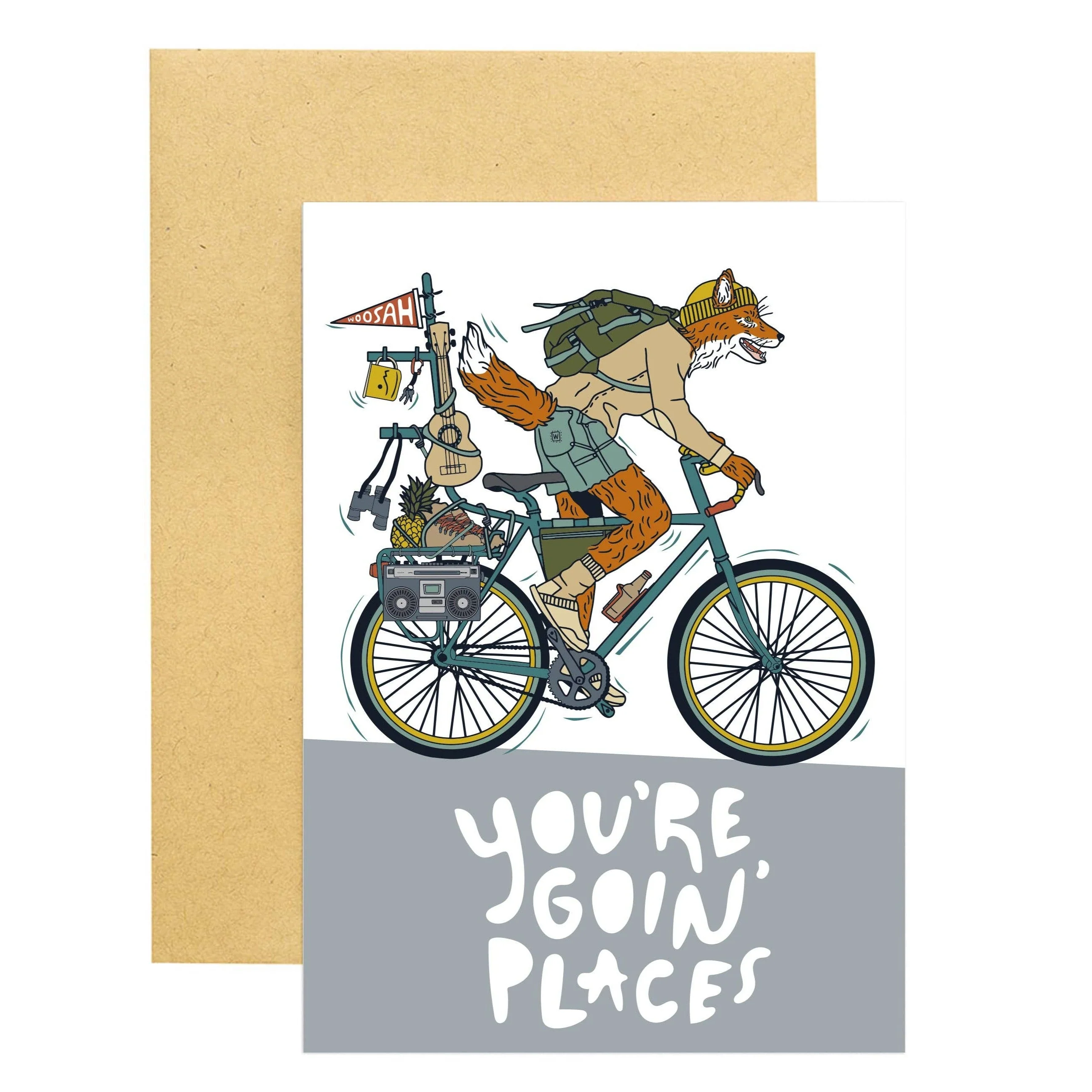 Going Places Congrats Card
