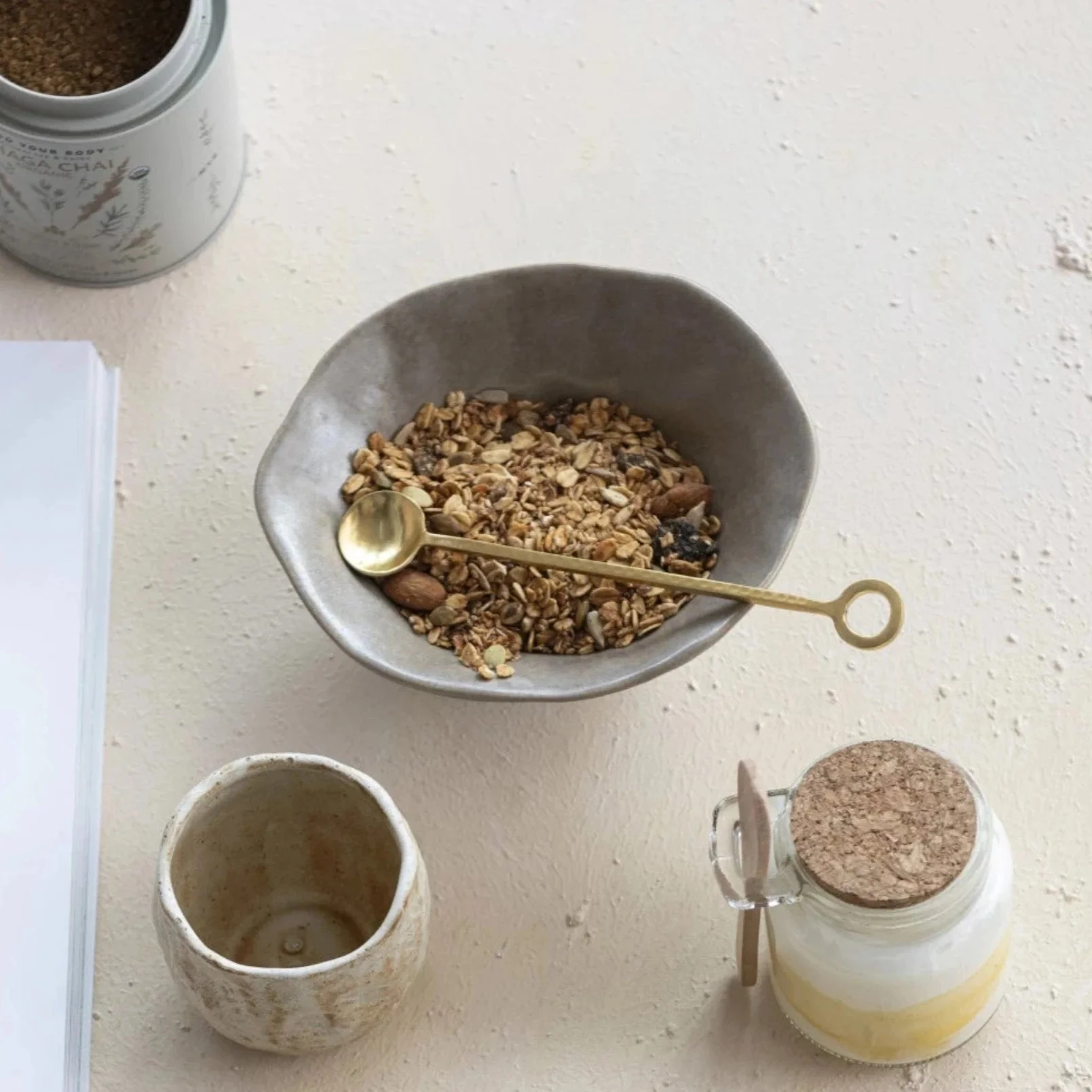 Gold Finish Stainless Cocktail Spoon - Image 2