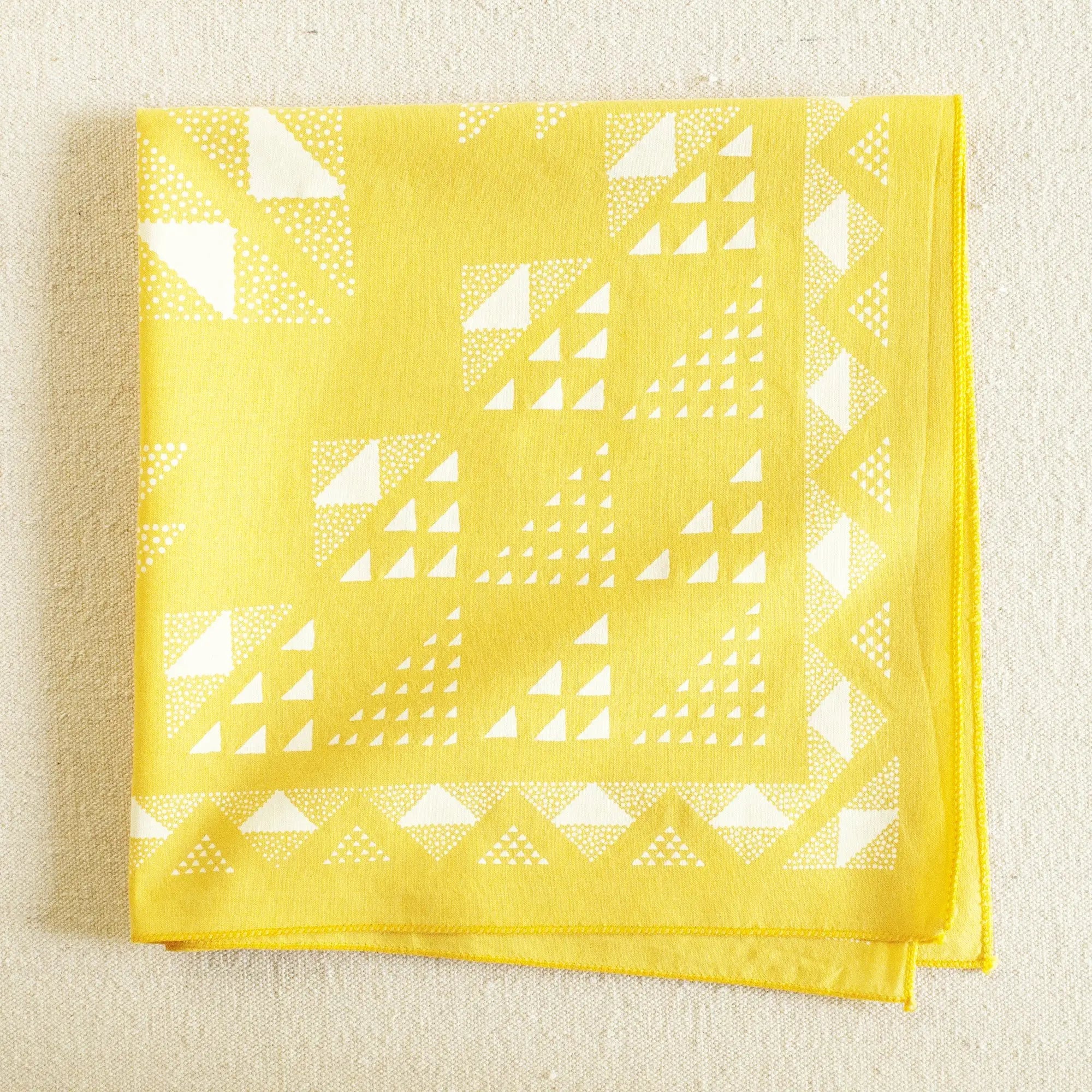 Golden Yellow Quilt Bandana - Image 2