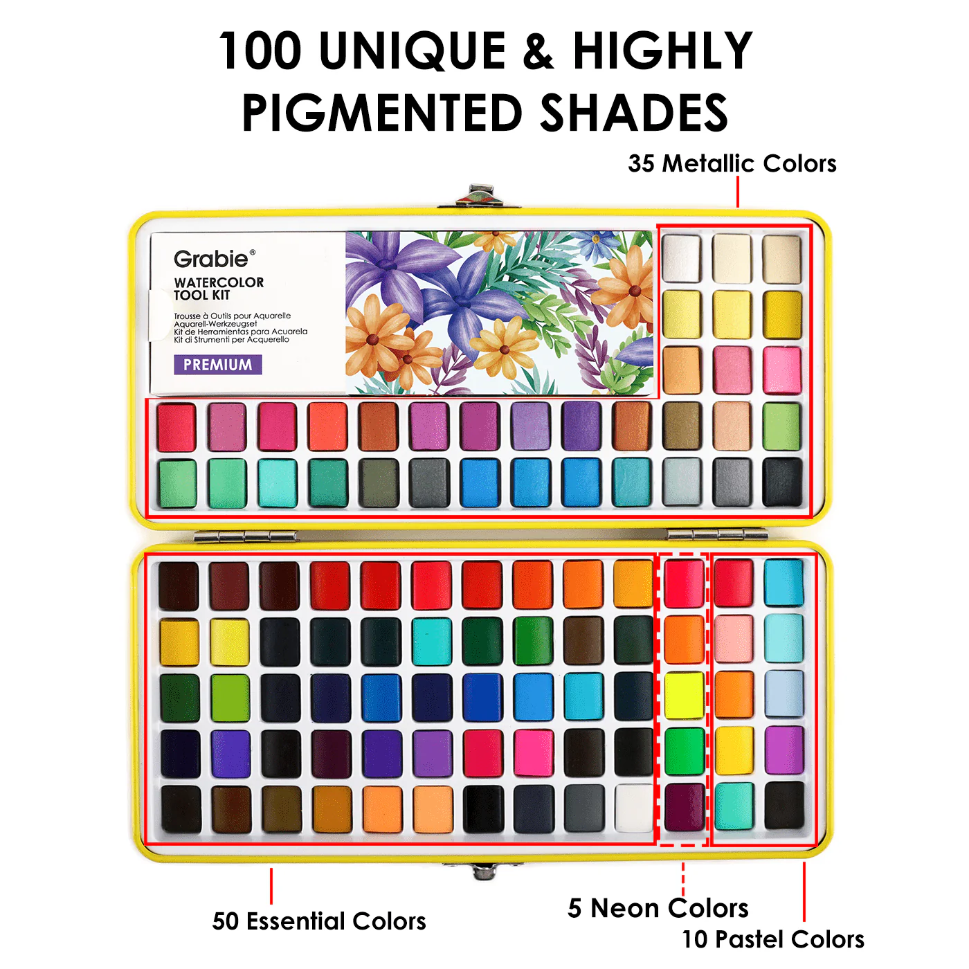 Premium Watercolor Set of 100 - Image 3