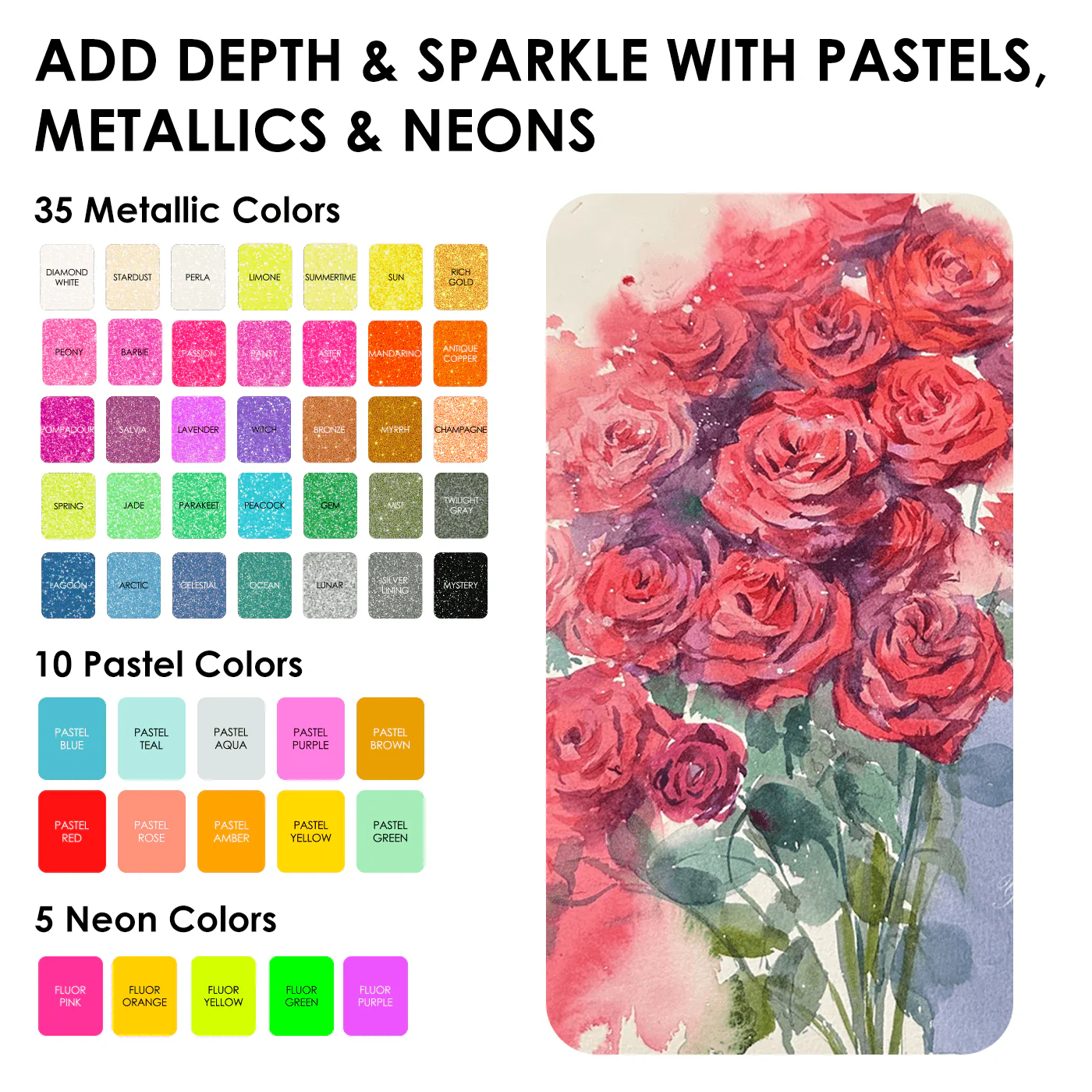 Premium Watercolor Set of 100 - Image 5