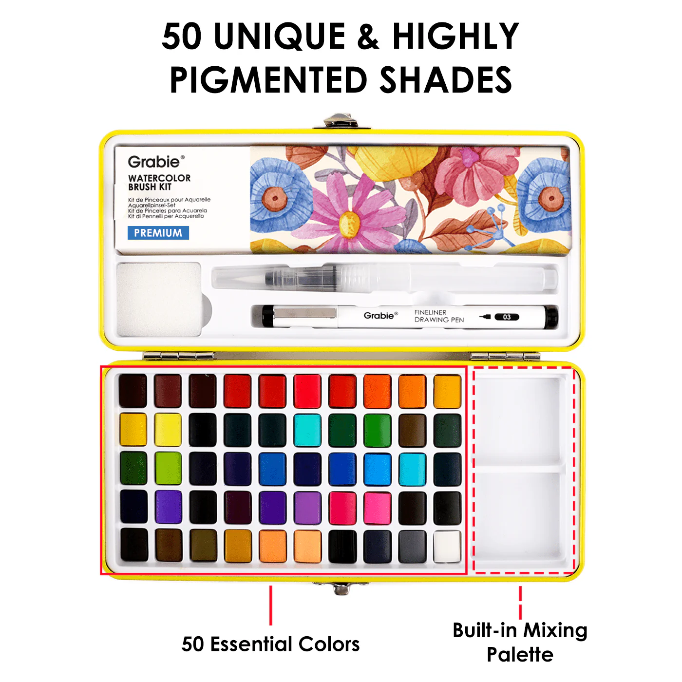 Premium Watercolor Set of 50 - Image 3