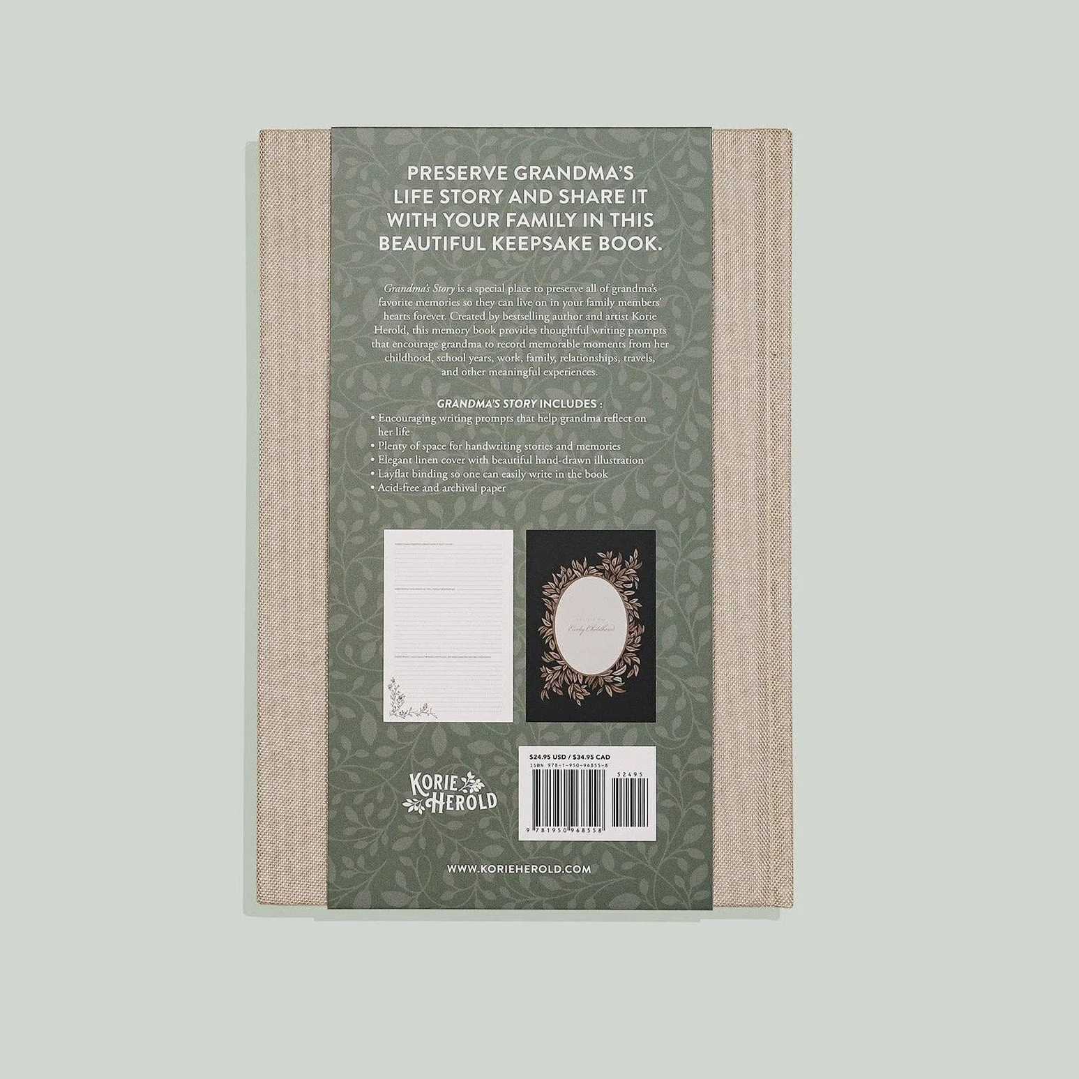 Grandma's Story: A Memory and Keepsake Journal for My Family - Image 5