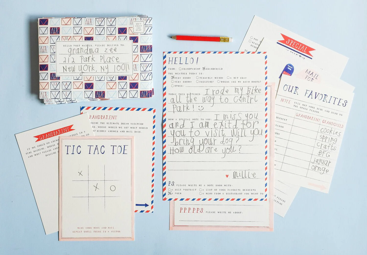 Grandparent + Grandchild Pen Pal Kit - Image 2