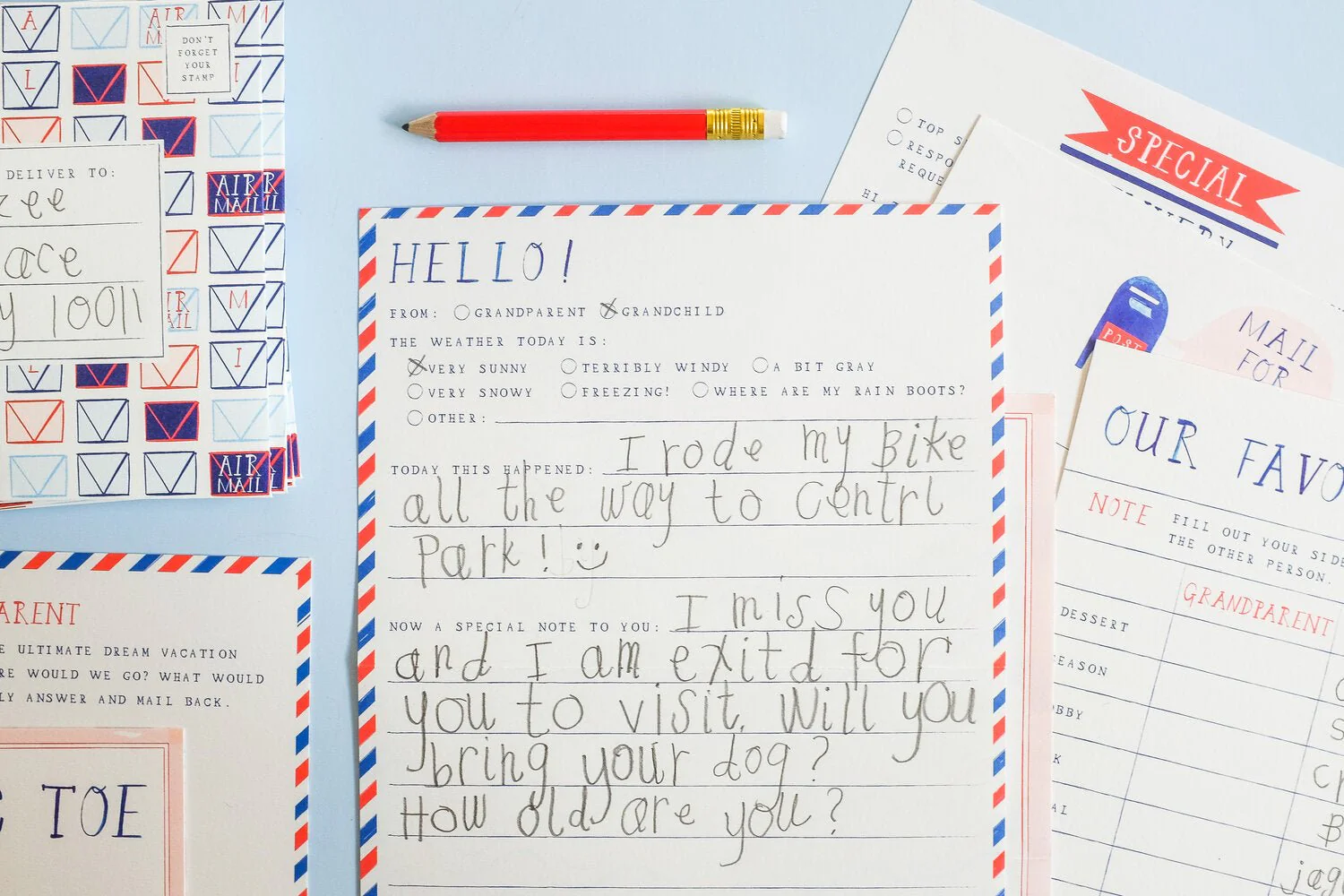 Grandparent + Grandchild Pen Pal Kit - Image 4