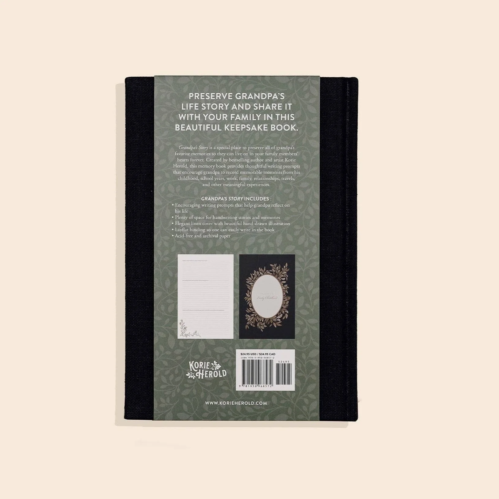 Grandpa's Story: A Memory and Keepsake Journal for My Family - Image 5
