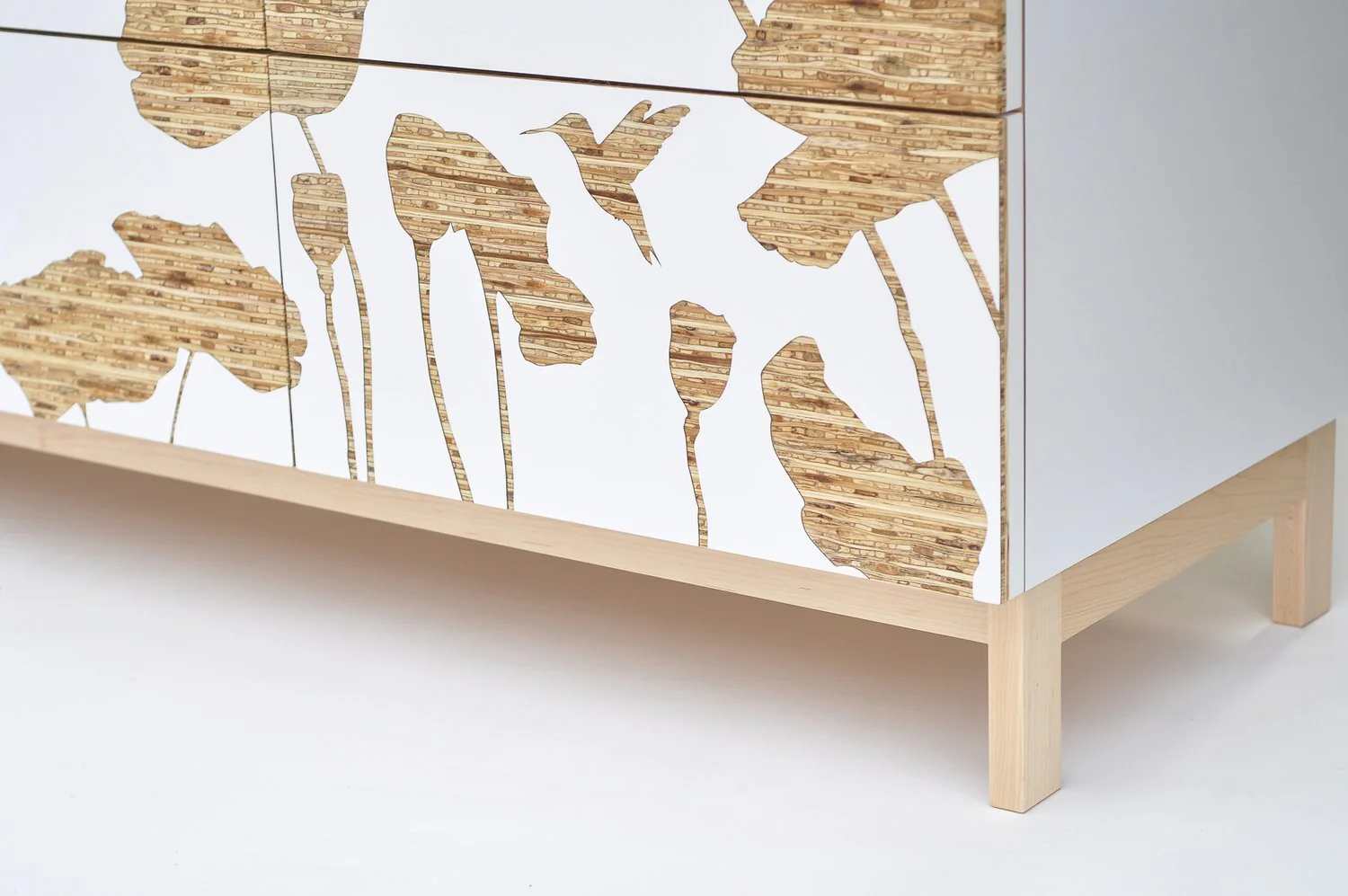 Graphic Hummingbird Dresser, Long - Image 3