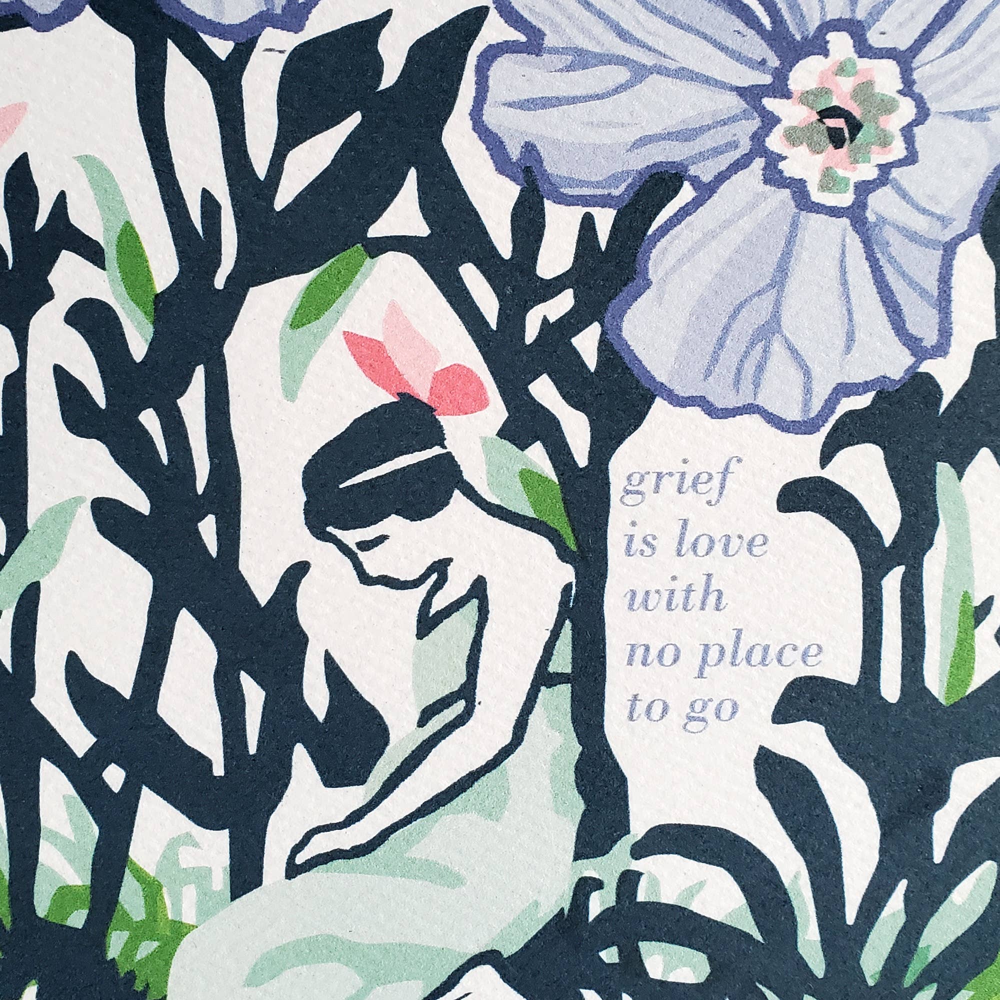 Grief is Love Sympathy Card - Image 3