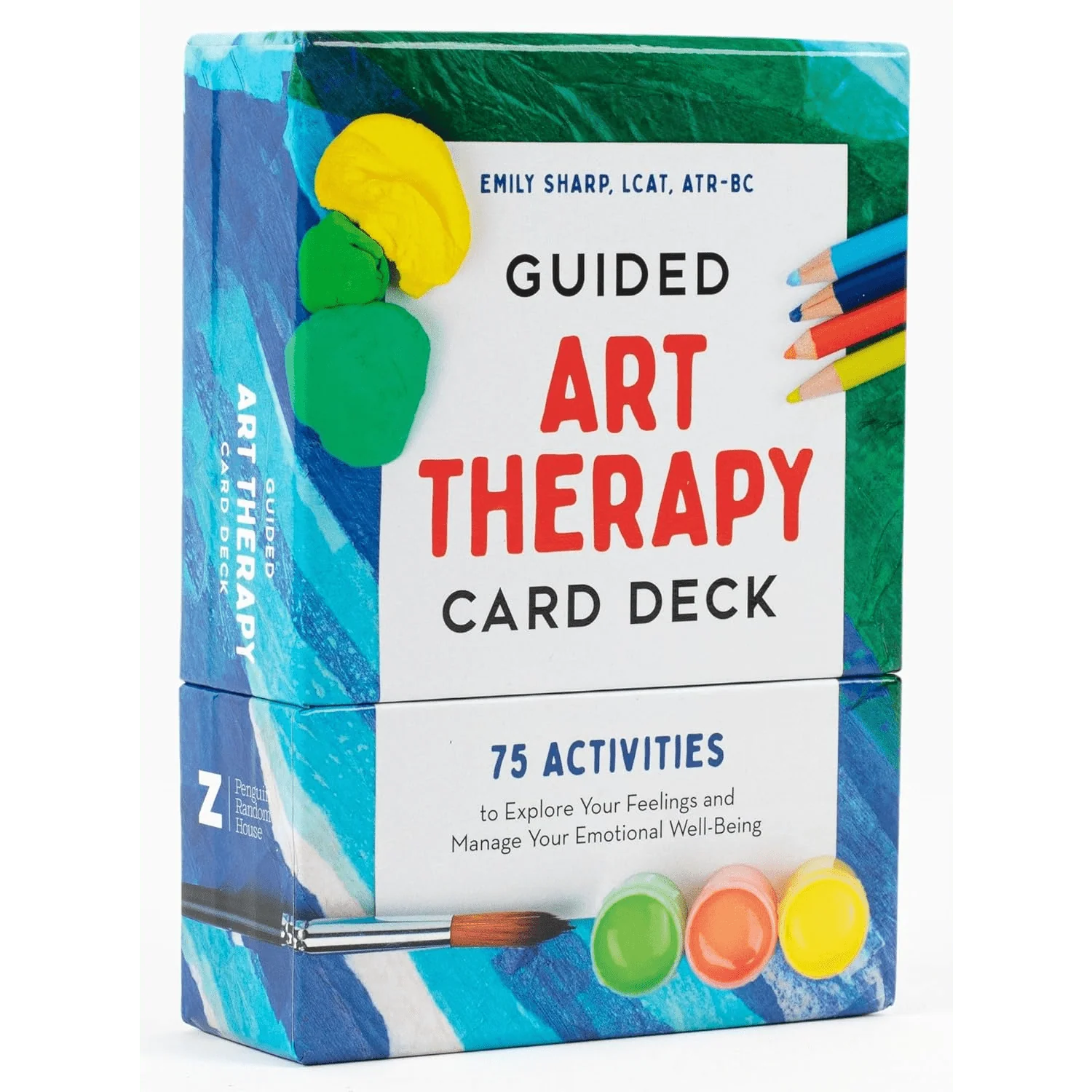 Guided Art Therapy Card Deck: 75 Activities to Explore Your Feelings and Manage Your Emotional Well-Being - Image 4
