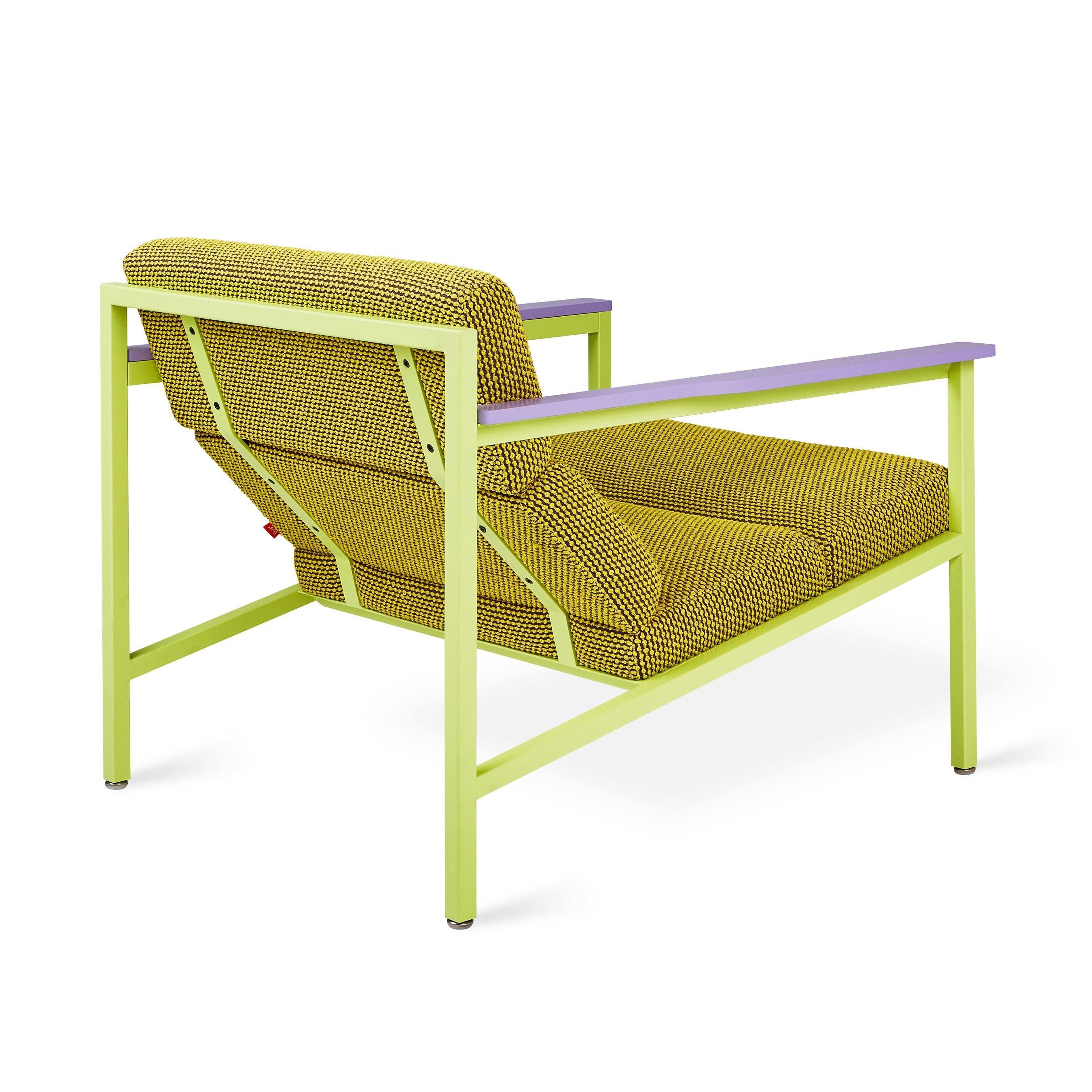 Gus* x LUUM Halifax Chair: Violet Pop Chatoyant - Image 3