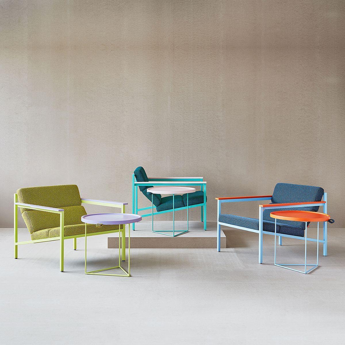 Gus* x LUUM Halifax Chair: Violet Pop Chatoyant - Image 4