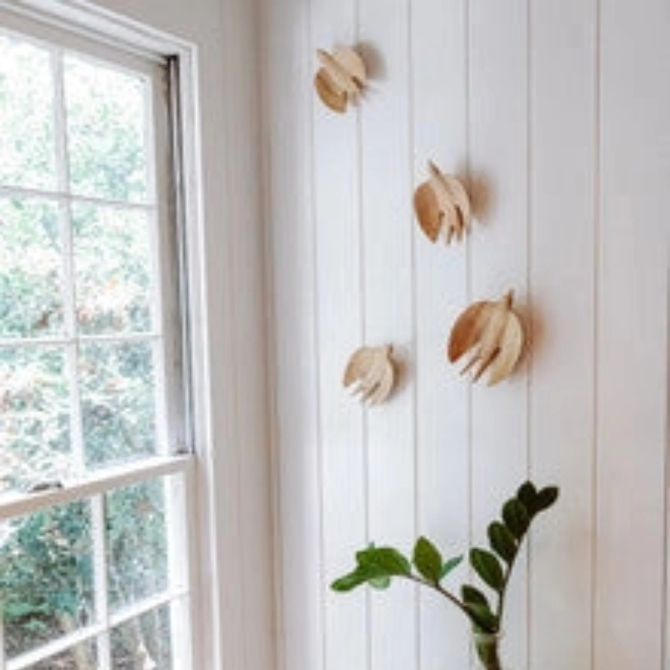Carved Wood Wall Birds - Image 3