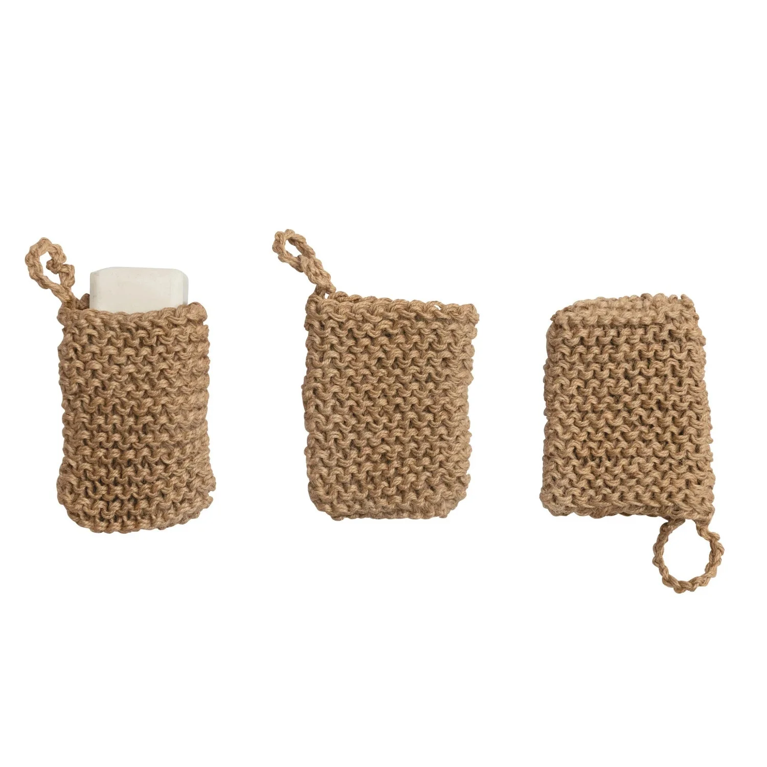 Hand Crocheted Jute Body Scrubber - Image 2