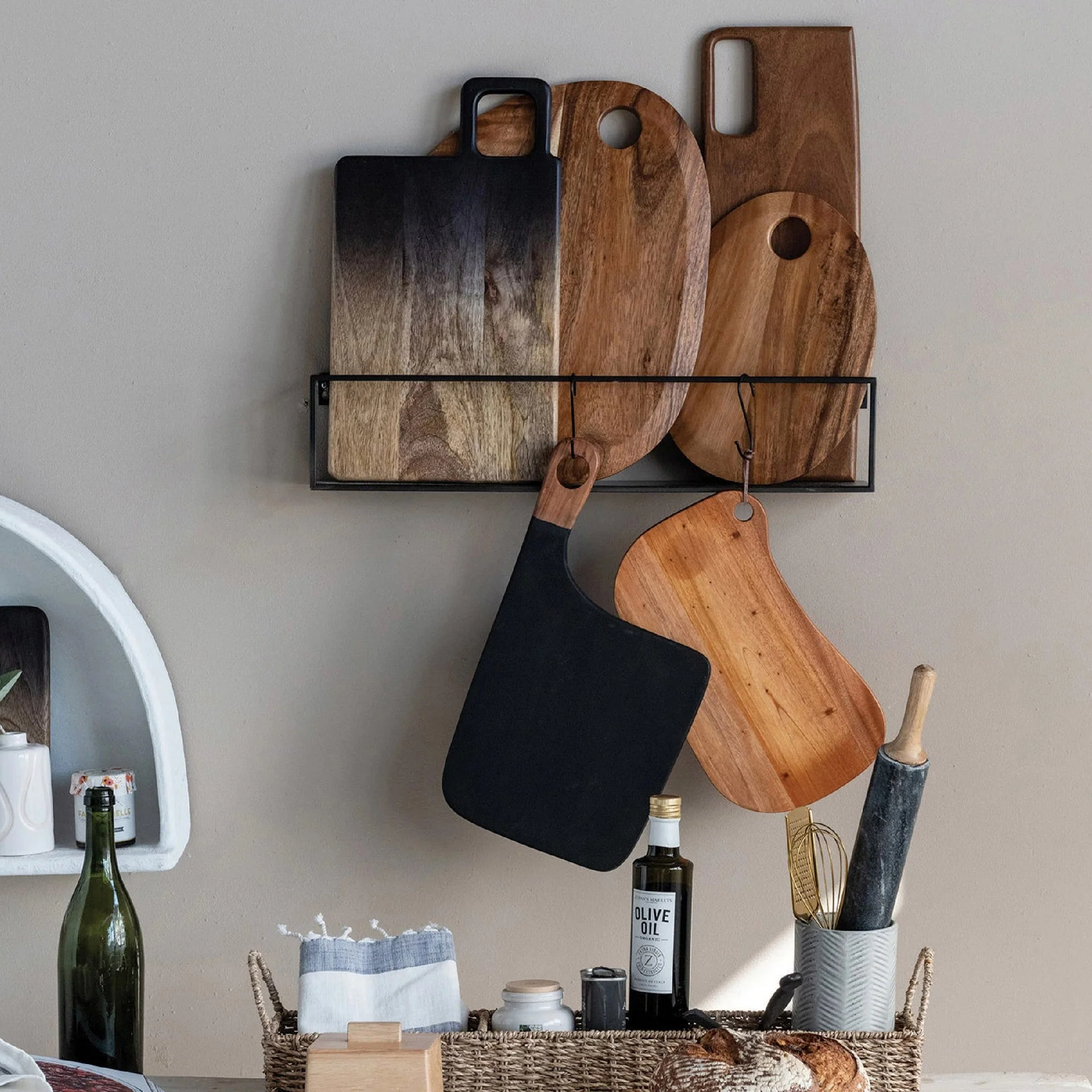 Handled Black Cutting Board - Image 2