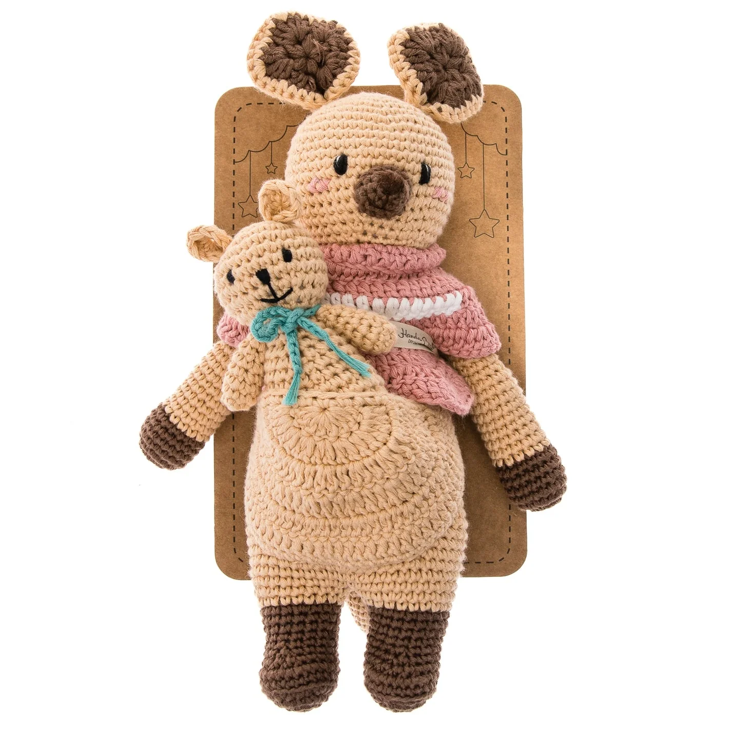 Little Knight Kangaroo Crochet Doll - Image 8