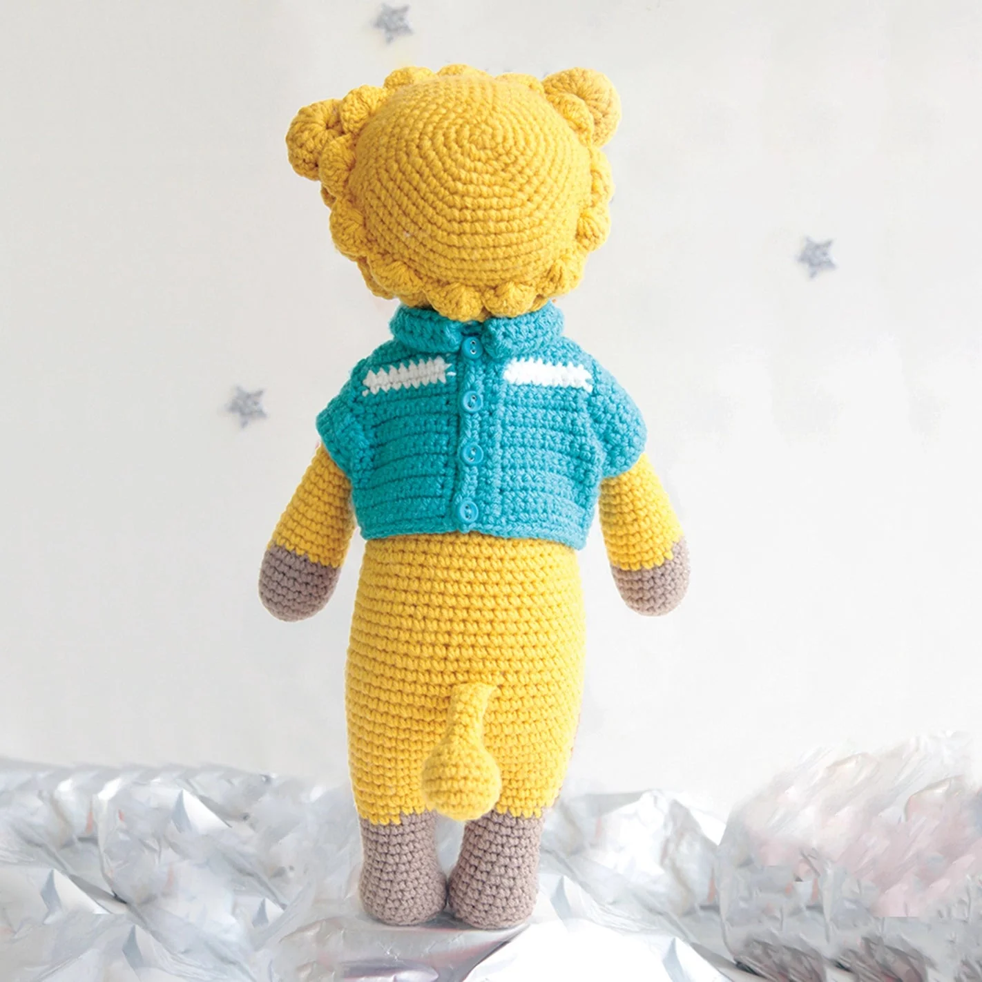 Little Knight Leo Crochet Doll - Image 3