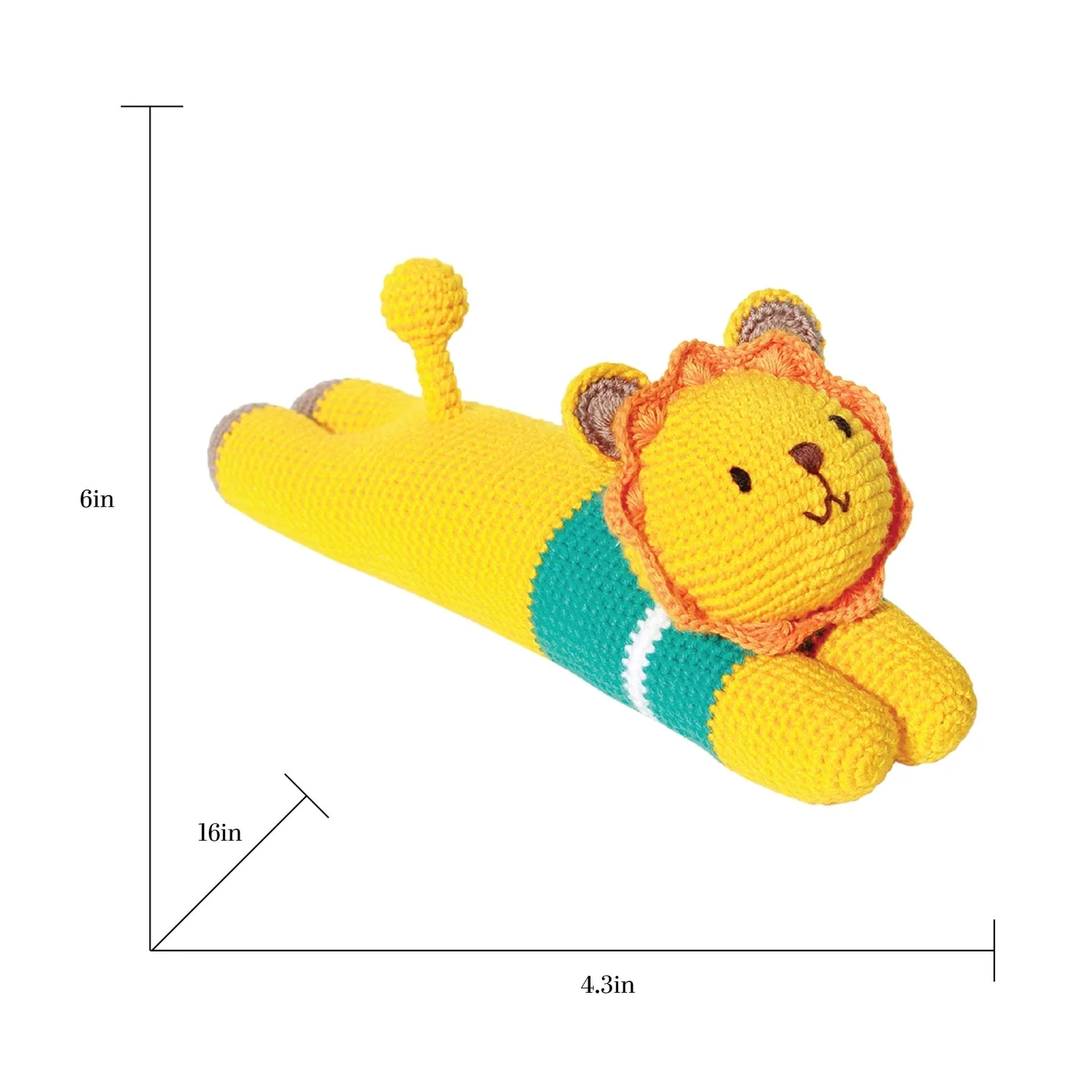 The Lazy Leo Crochet Doll - Image 4