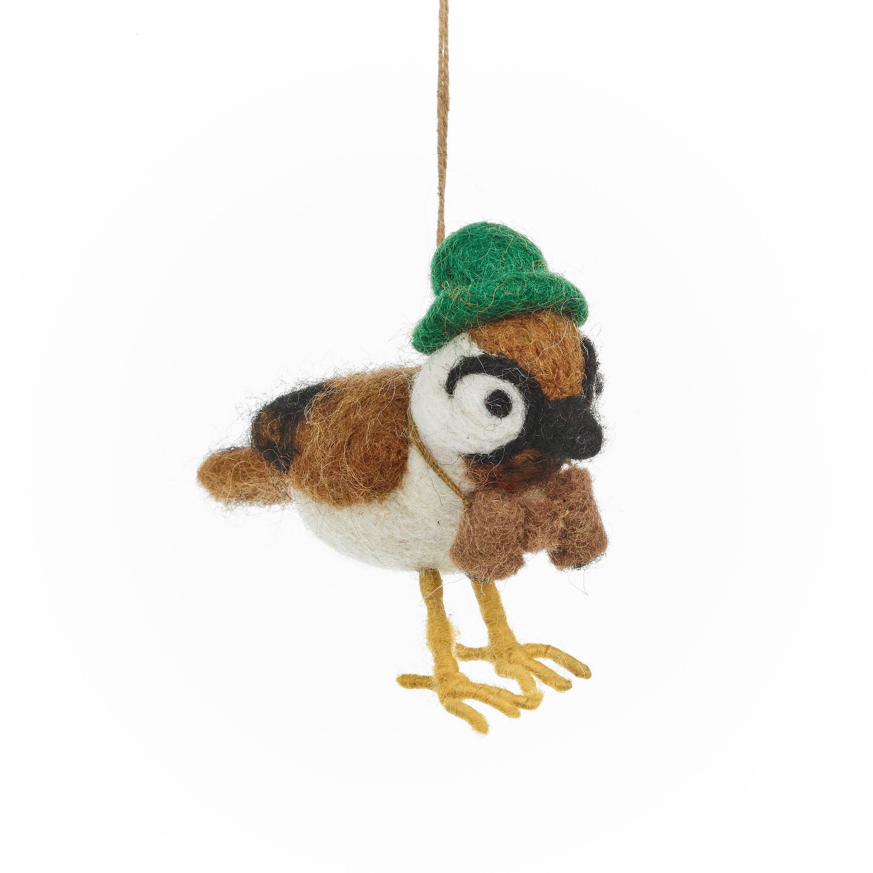 Byron Bird Watcher Felt Ornament - Image 2
