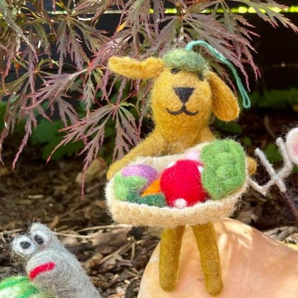 Gardening Dog Felt Ornament - Image 2