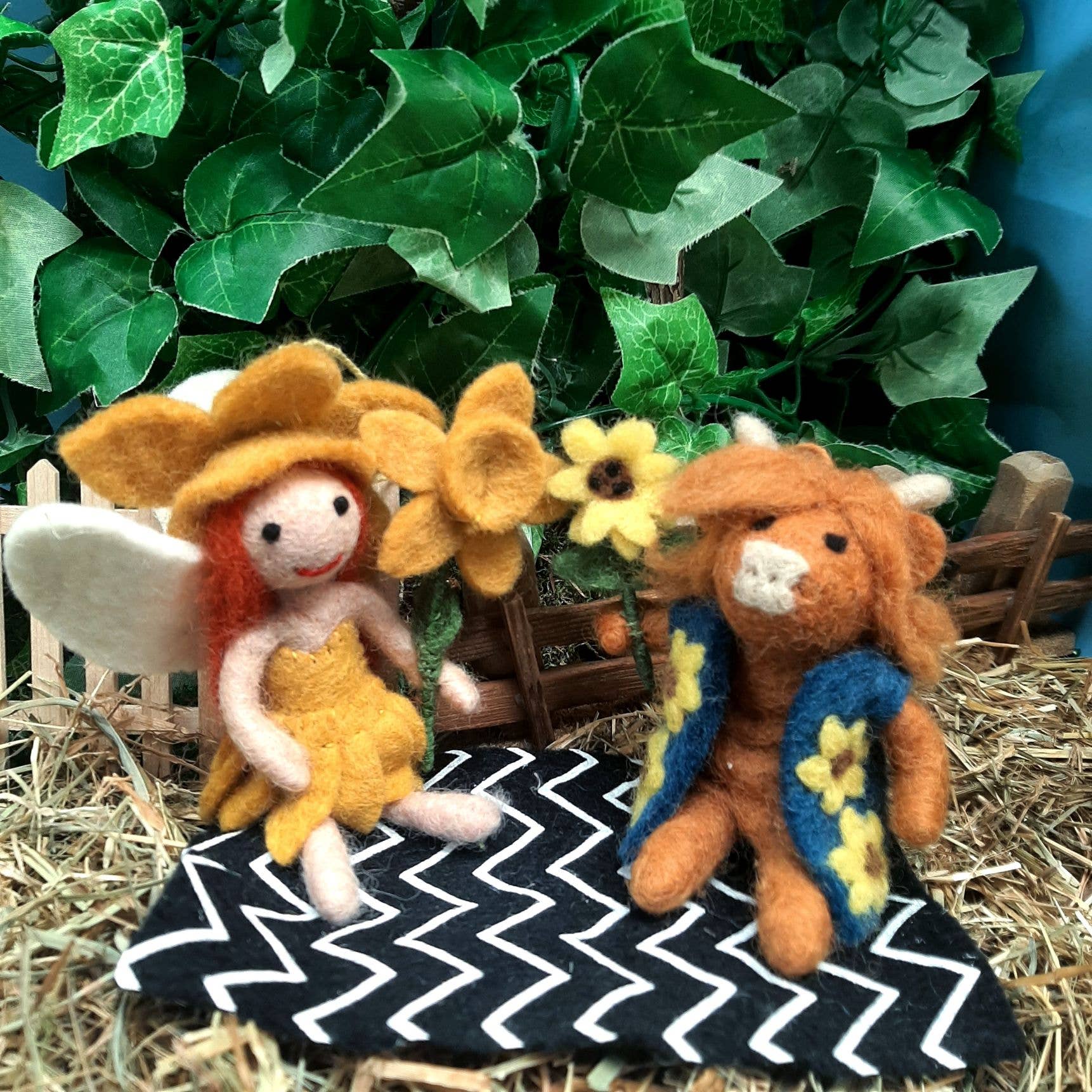 Harrison Highland Cow Felt Ornament - Image 2
