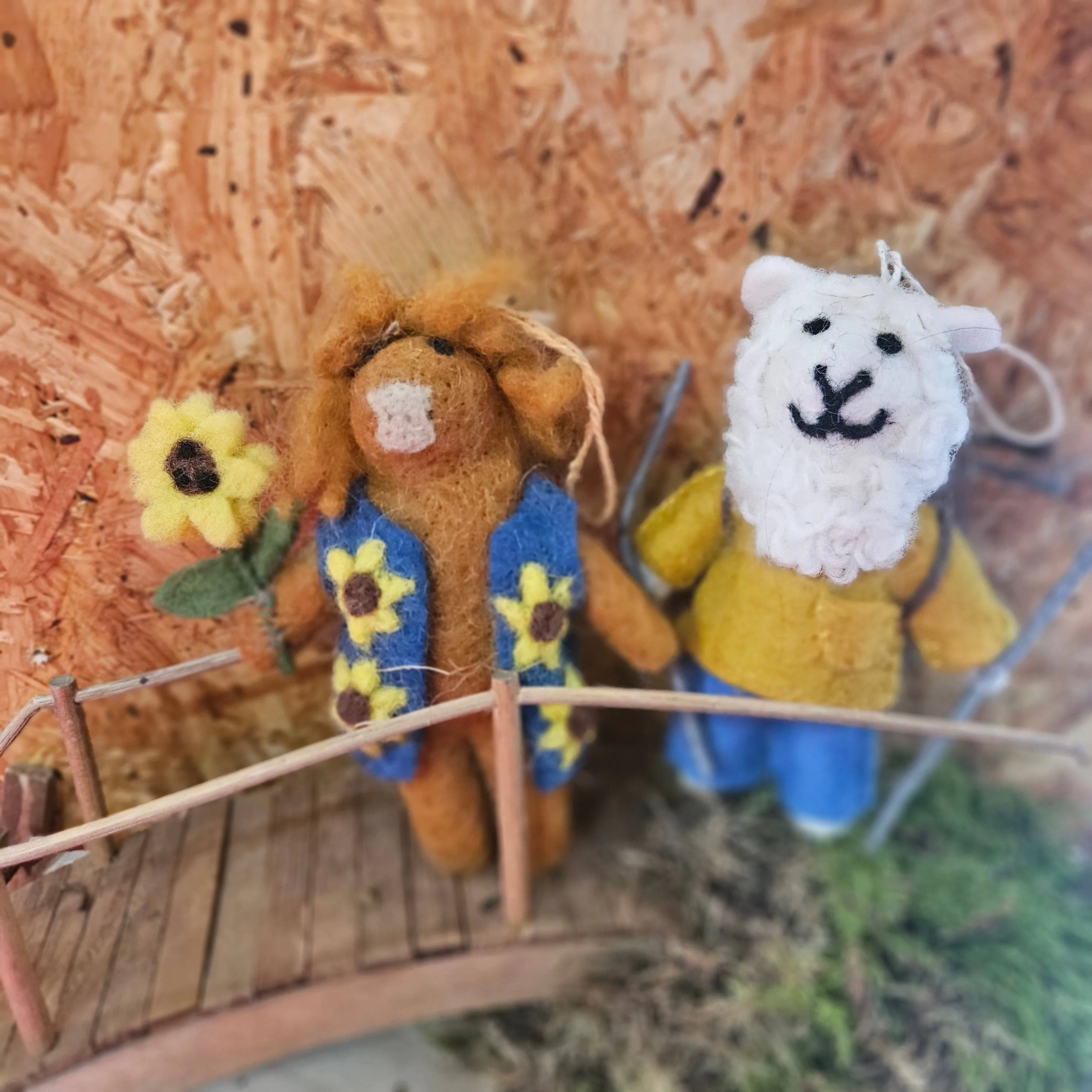 Harrison Highland Cow Felt Ornament - Image 3