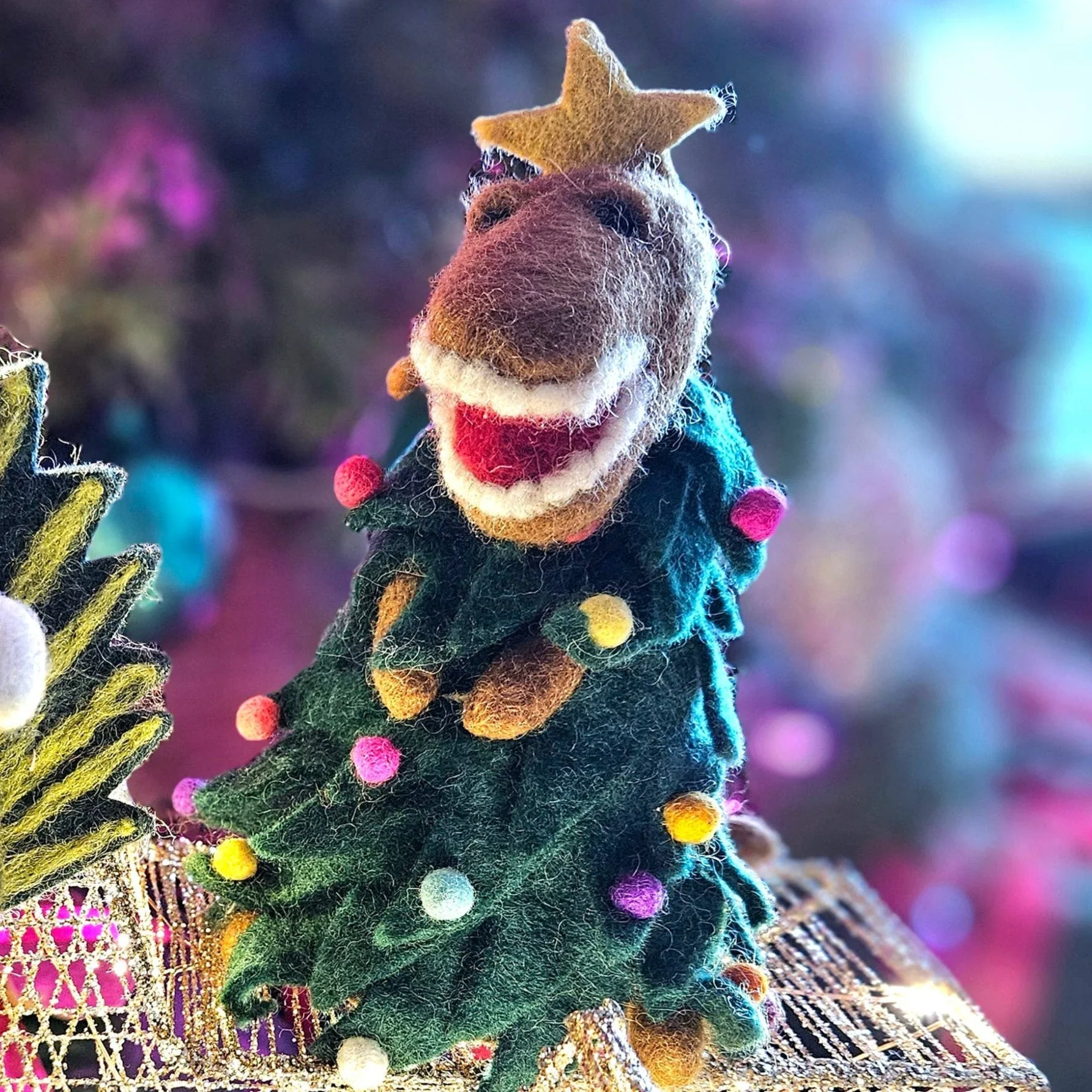 Tree-Rex Felt Tree Topper - Image 3