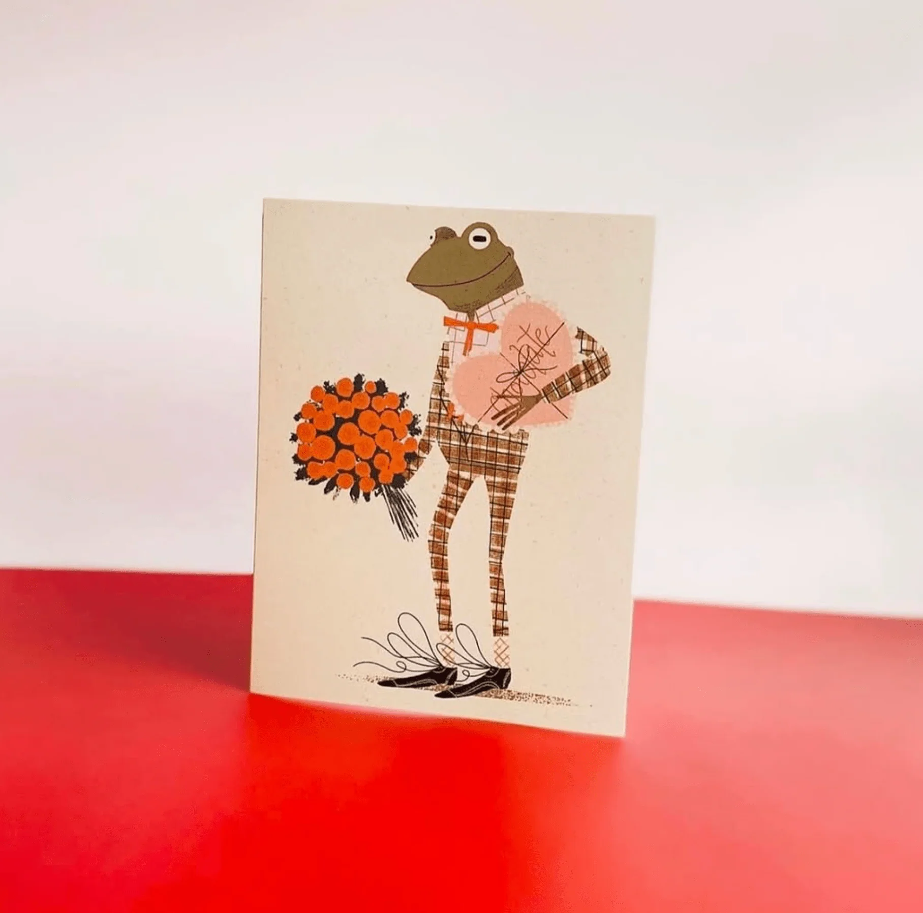 Handsome Frog Valentine Card - Image 3