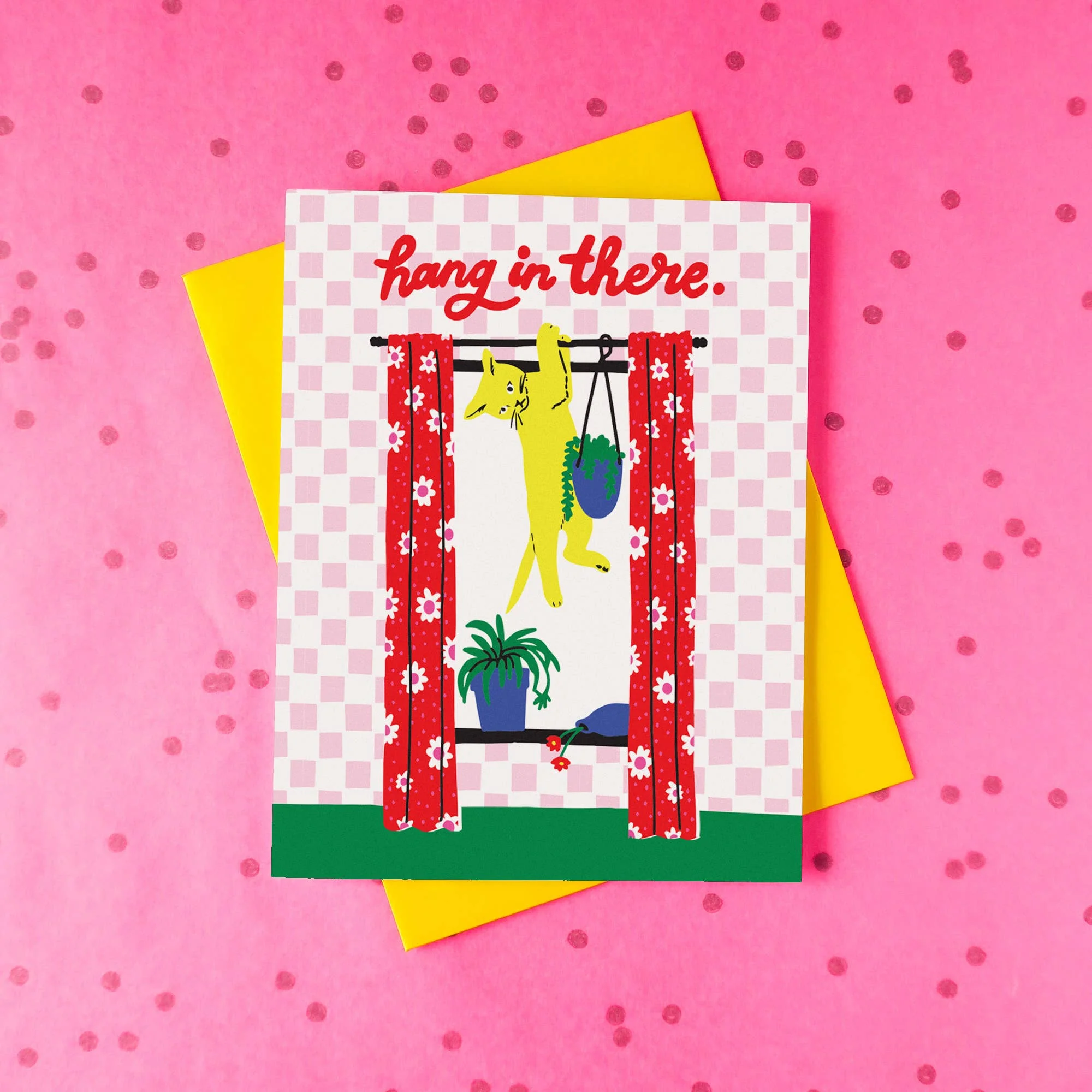 Hang In There Cat Card - Image 3