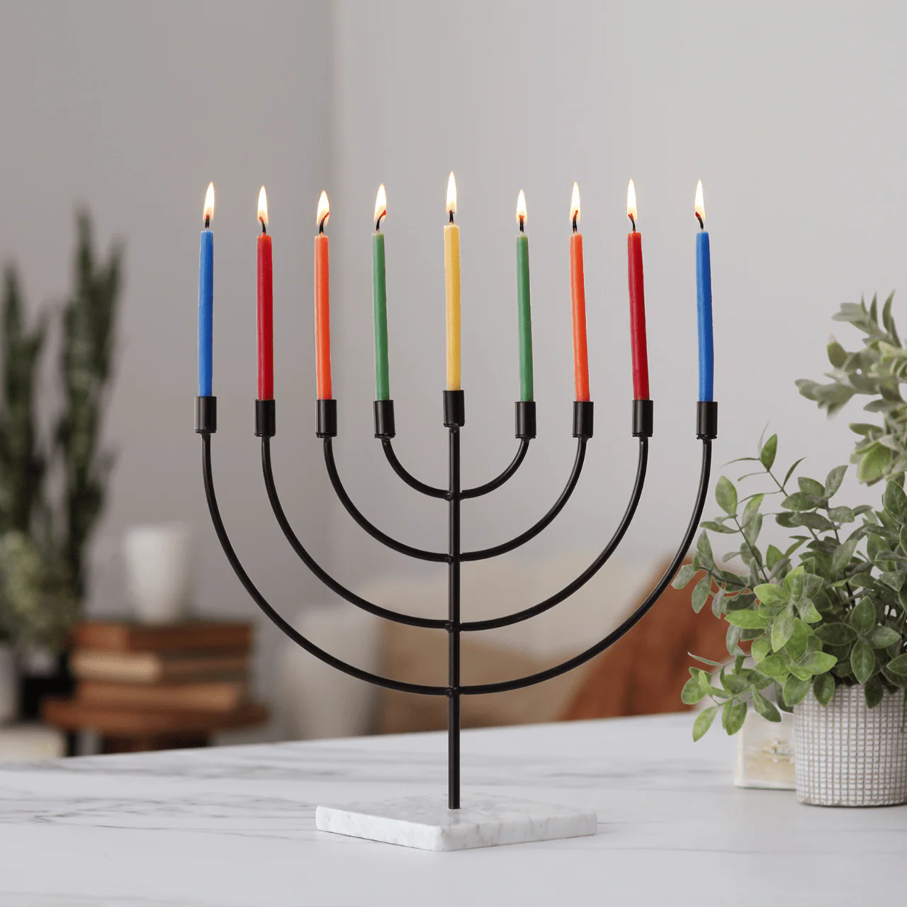 Hanukkah Beeswax Taper Candles - Image 4