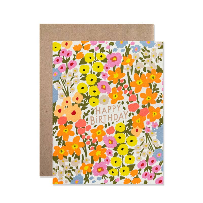 Anna's Garden Birthday Card