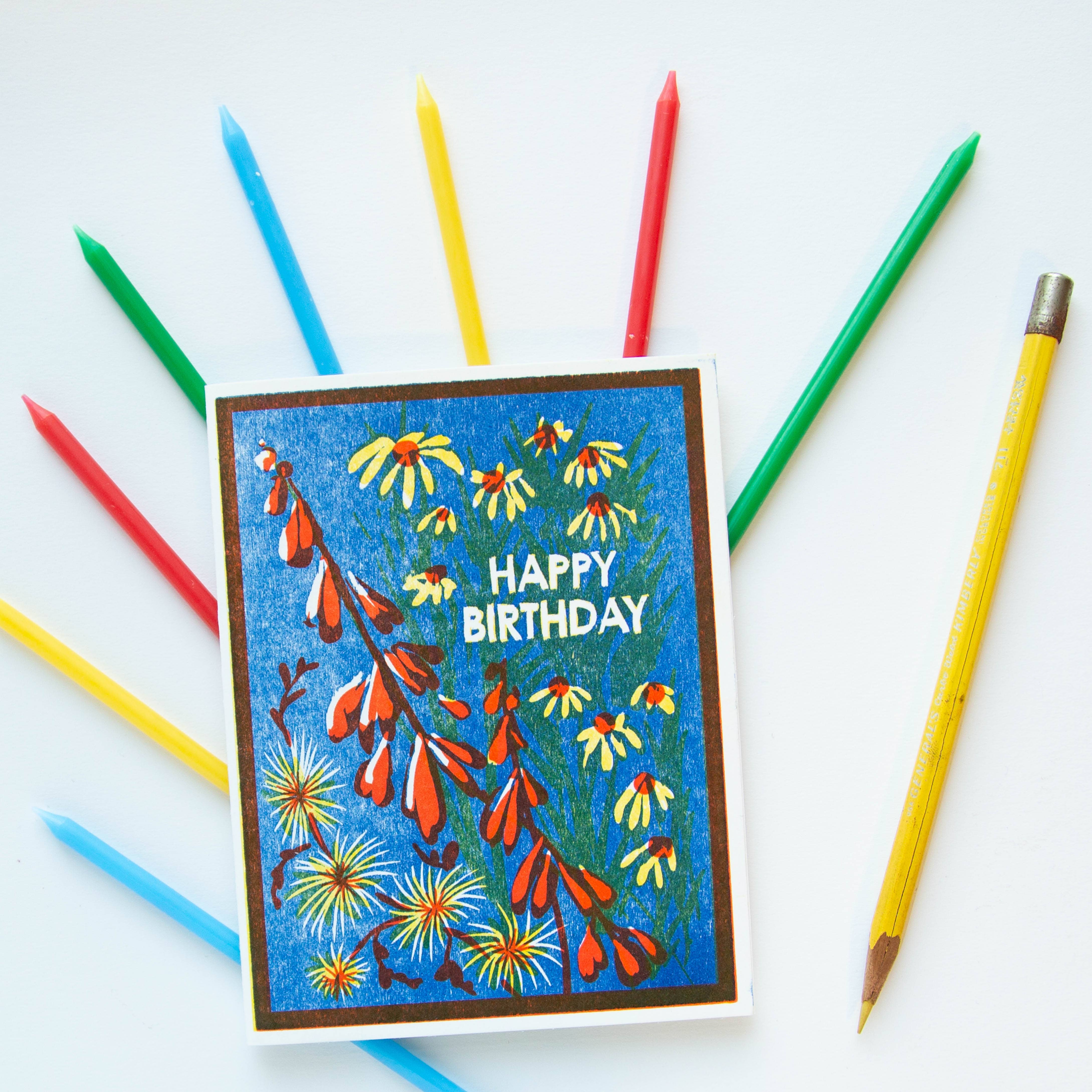 Wildflowers Birthday Card - Image 2