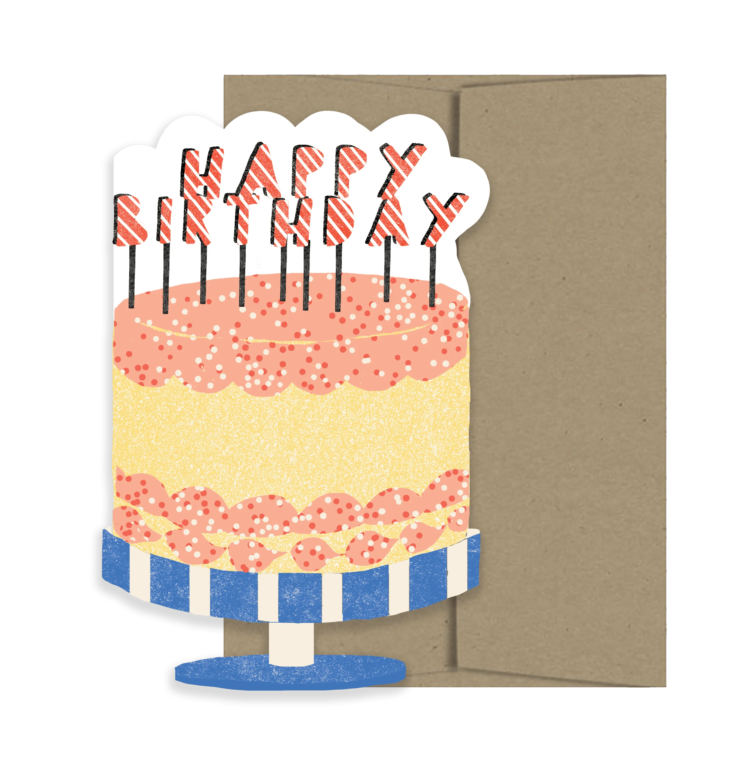 Happy Birthday Cake Card