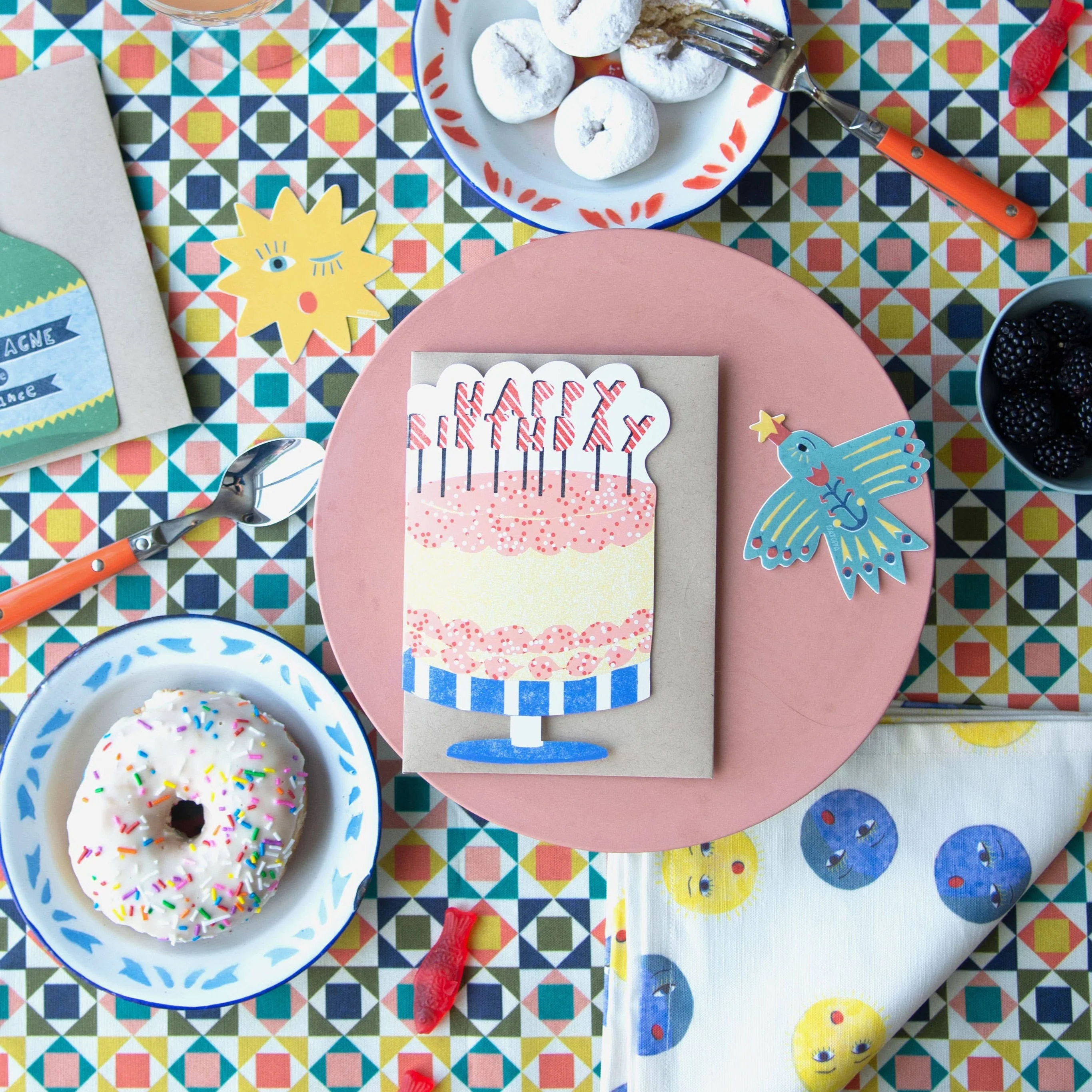 Happy Birthday Cake Card - Image 3