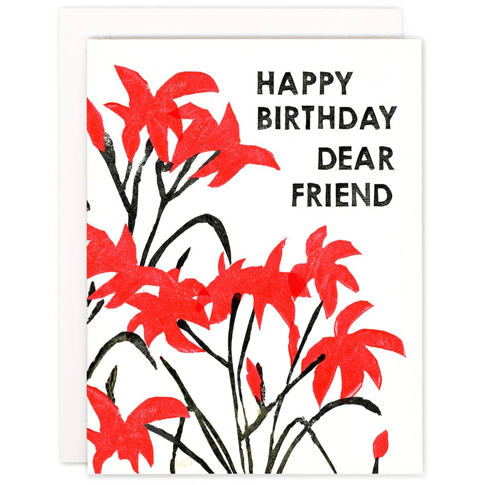 Happy Birthday Dear Friend Card